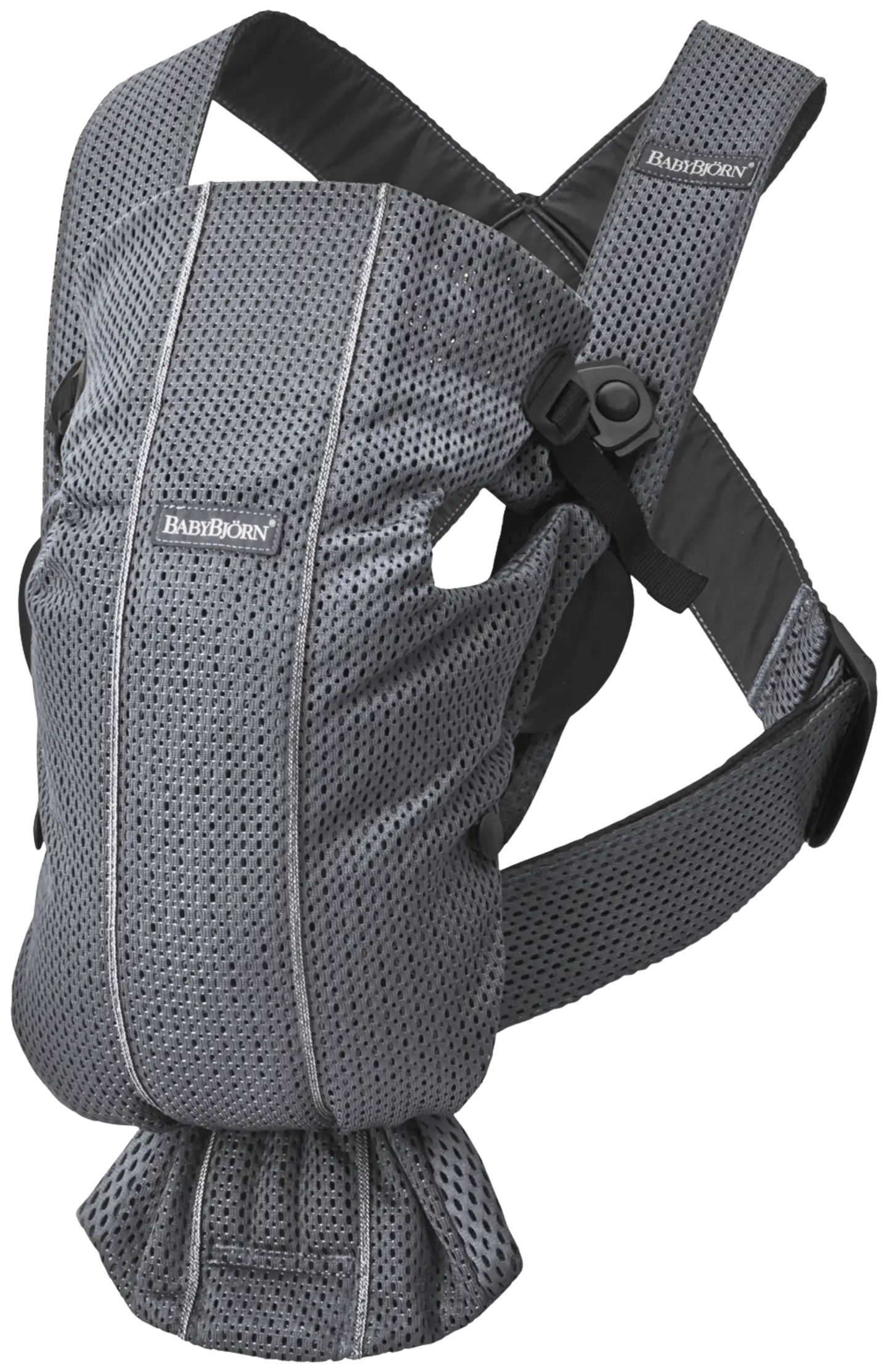 BabyBjörn vauvan kantoreppu mini - 3d mesh, antrasiitti - 1