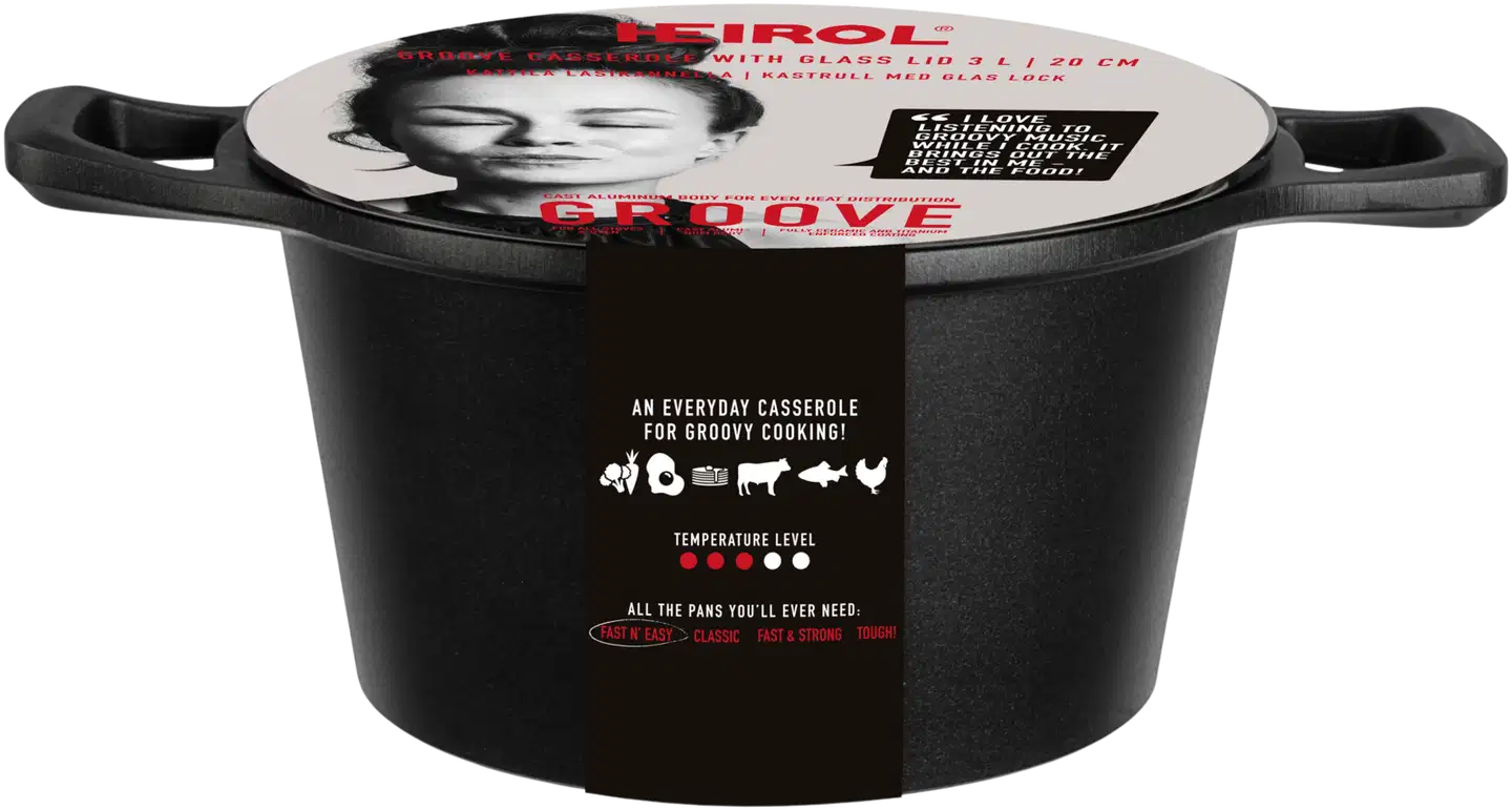 Heirol Kattila 20cm 3L Groove - 3
