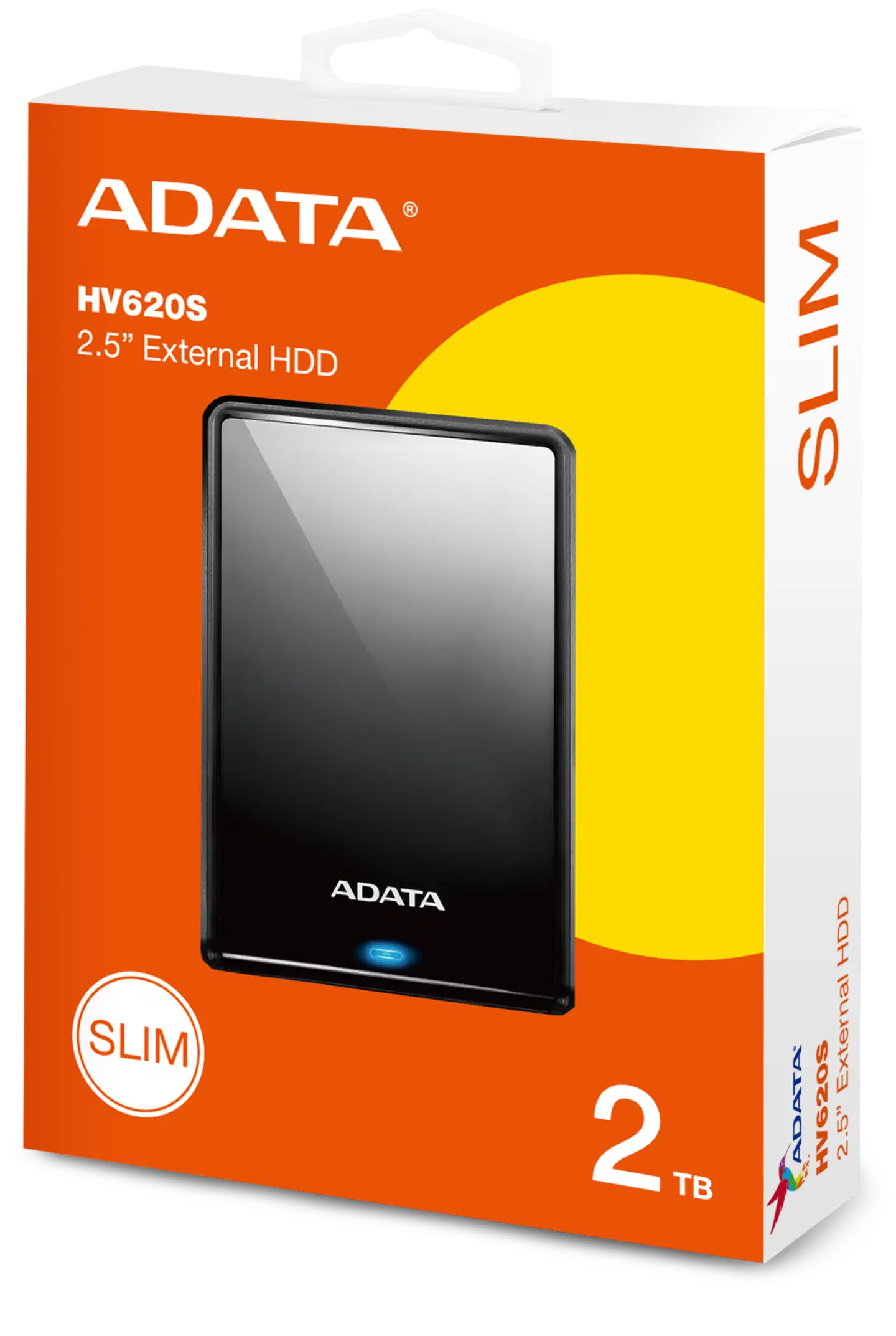 ADATA HV620S ulkoinen HDD-kiintolevy, 2 TB, musta (USB 3.2 Gen 1) - 3