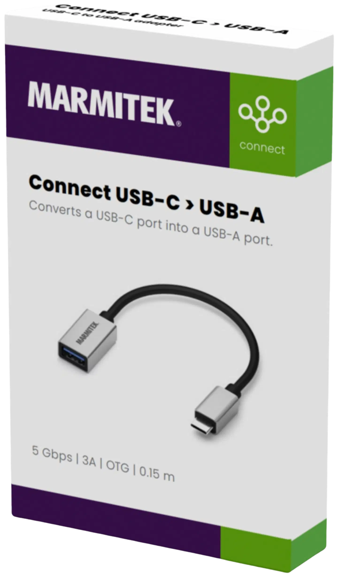 Marmitek Connect USB-C - USB-A -adapteri - 4