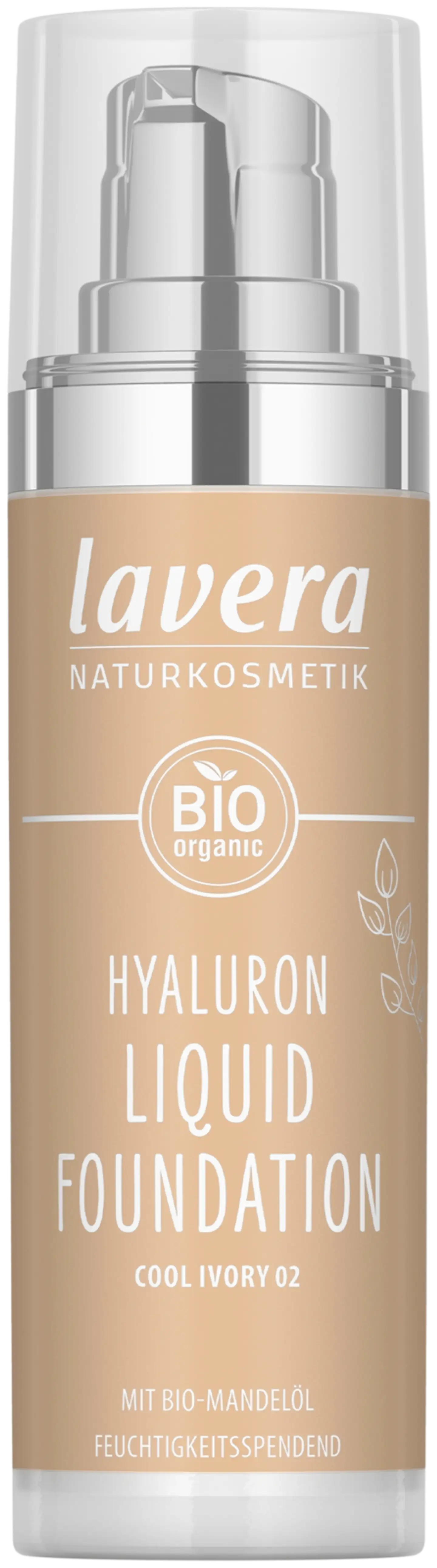 lavera Hyaluron Liquid Foundation -Cool Ivory 02- 30 ml