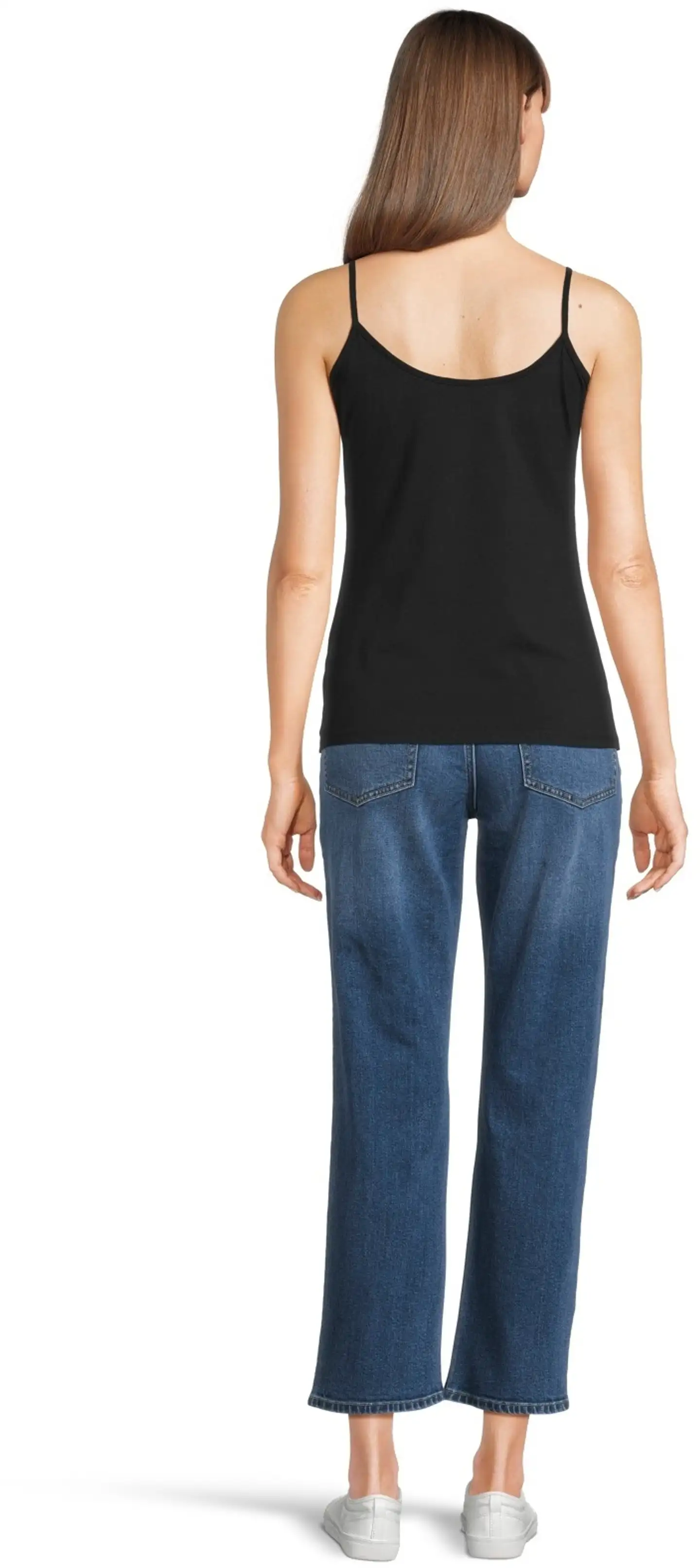 House naisten naruolkaimellinen trikootoppi Joy - Jet Black - 3