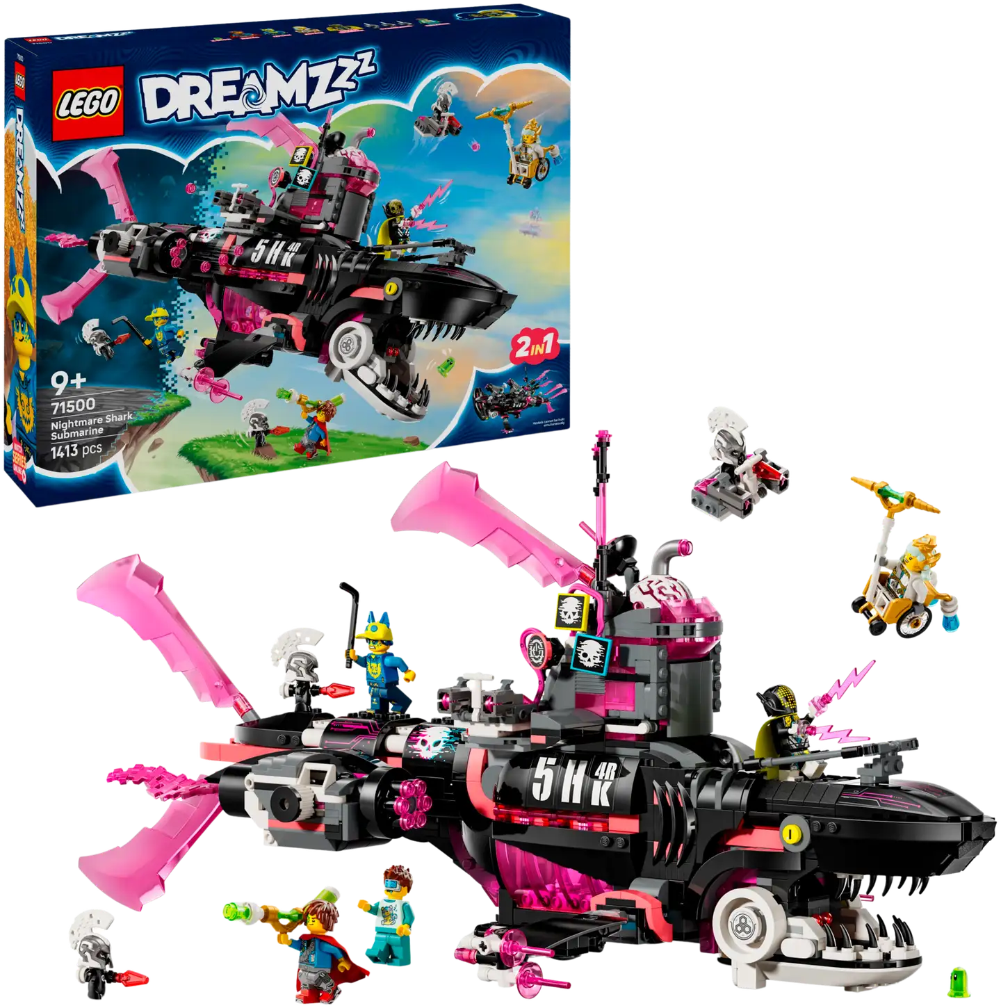 LEGO® DREAMZzz 71500 Painajaisten haisukellusvene - 1