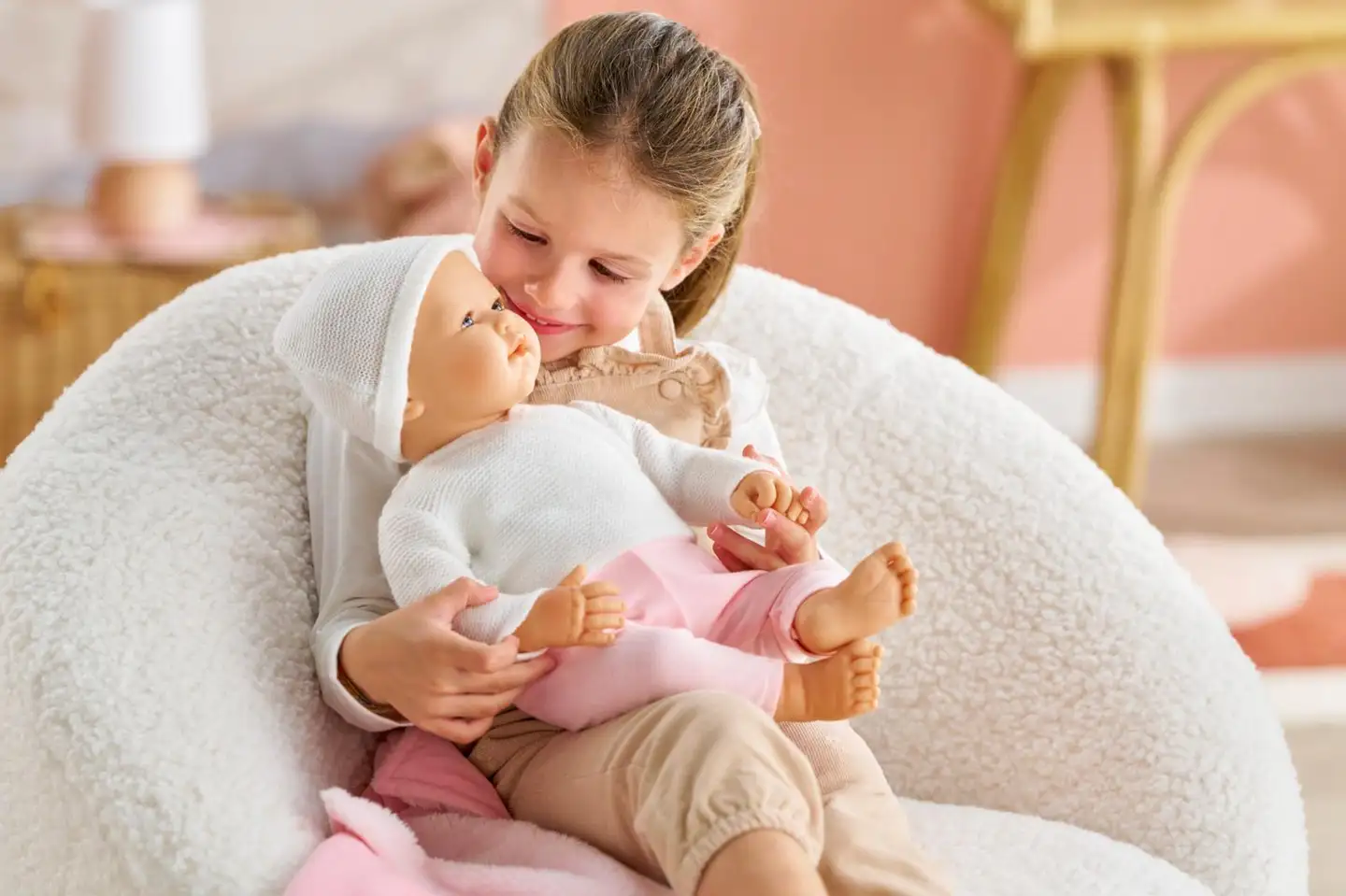 Corolle Mon Grand Poupon Vauvanukke Rose ja tarvikkeita - 14