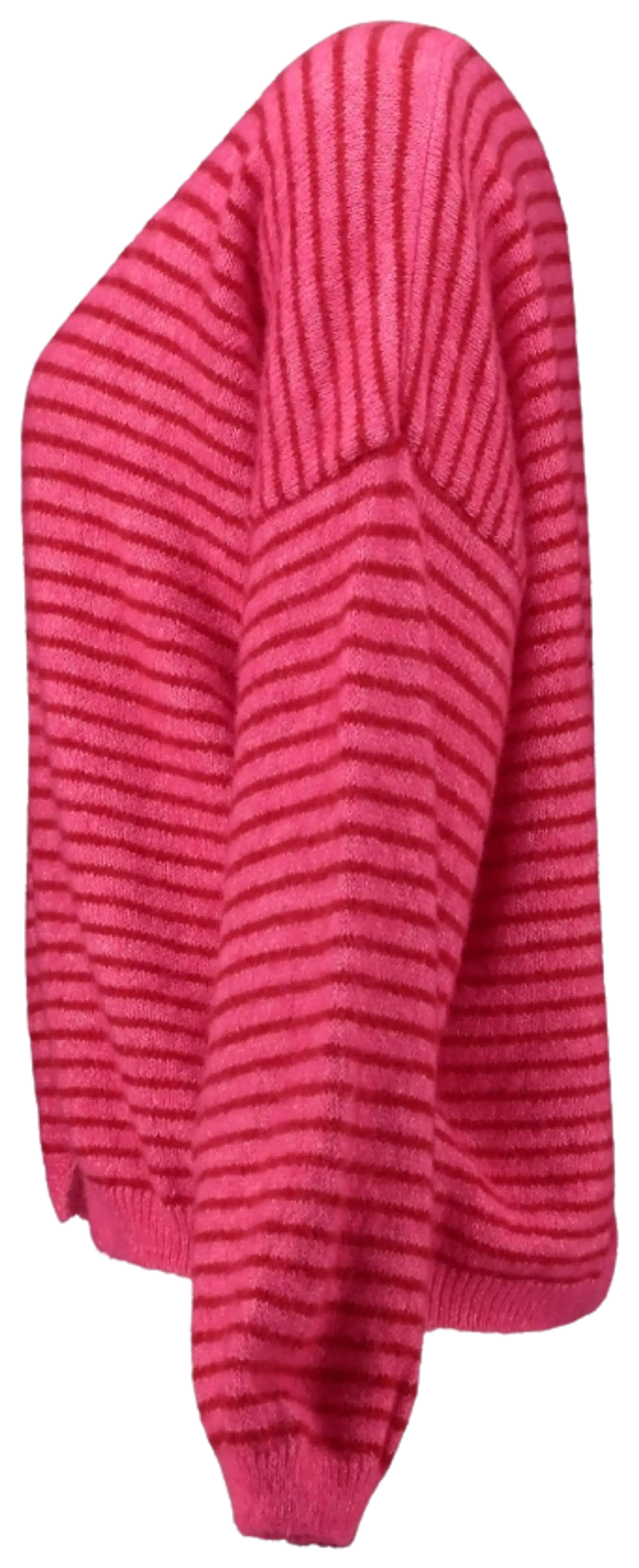 Hailys naisten neuletakki Ir44ina - pink/red stripe - 2