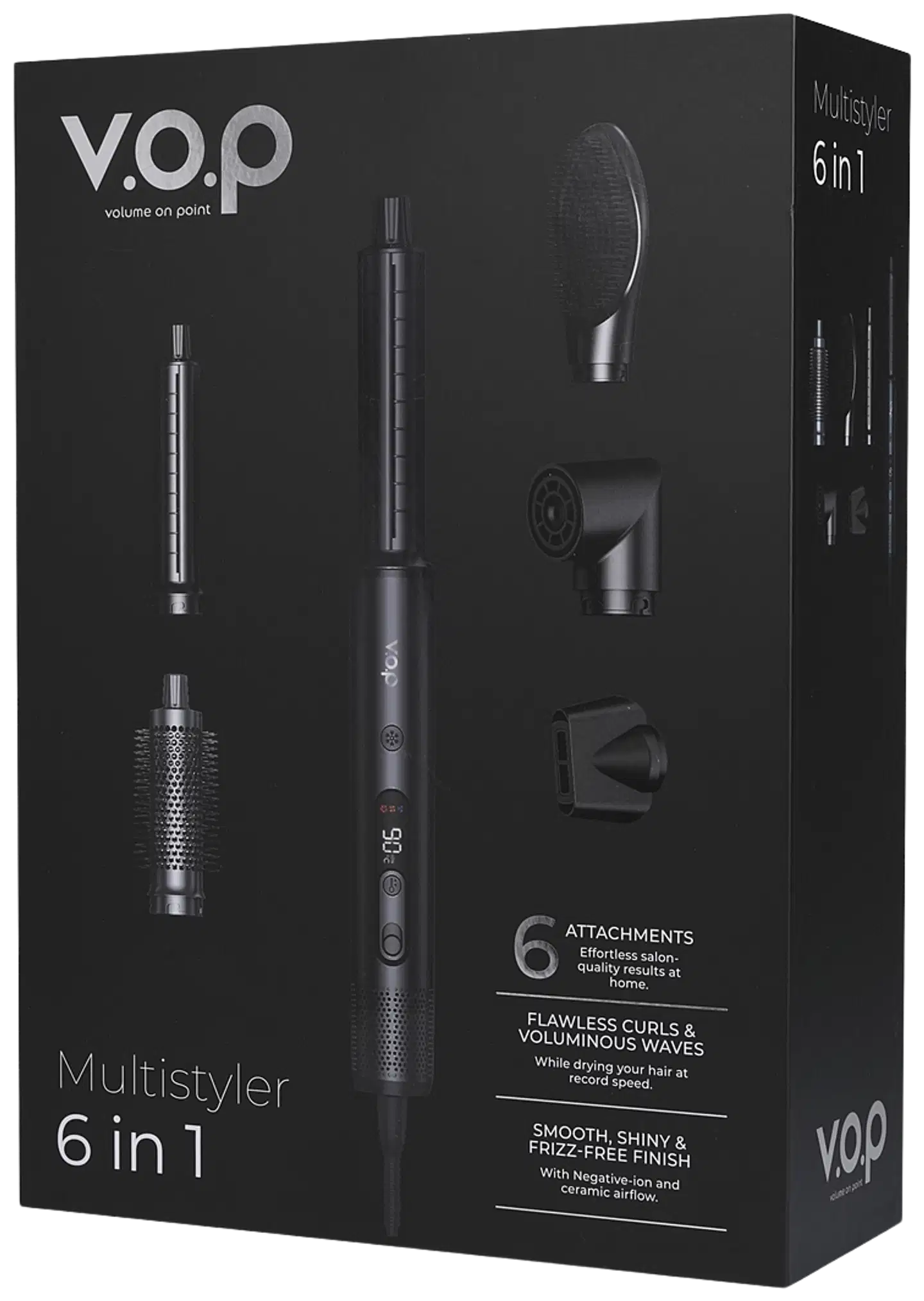 V.O.P Multistyler hiustenmuotoilulaite musta - 9