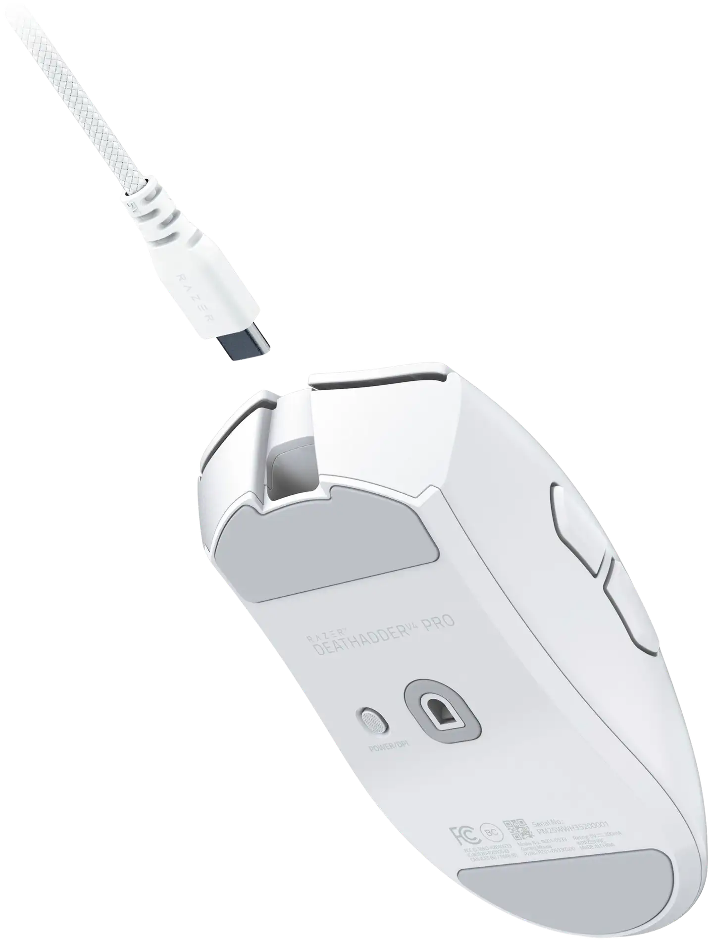 Razer pelihiiri Deathadder V4 Pro valkoinen - 6