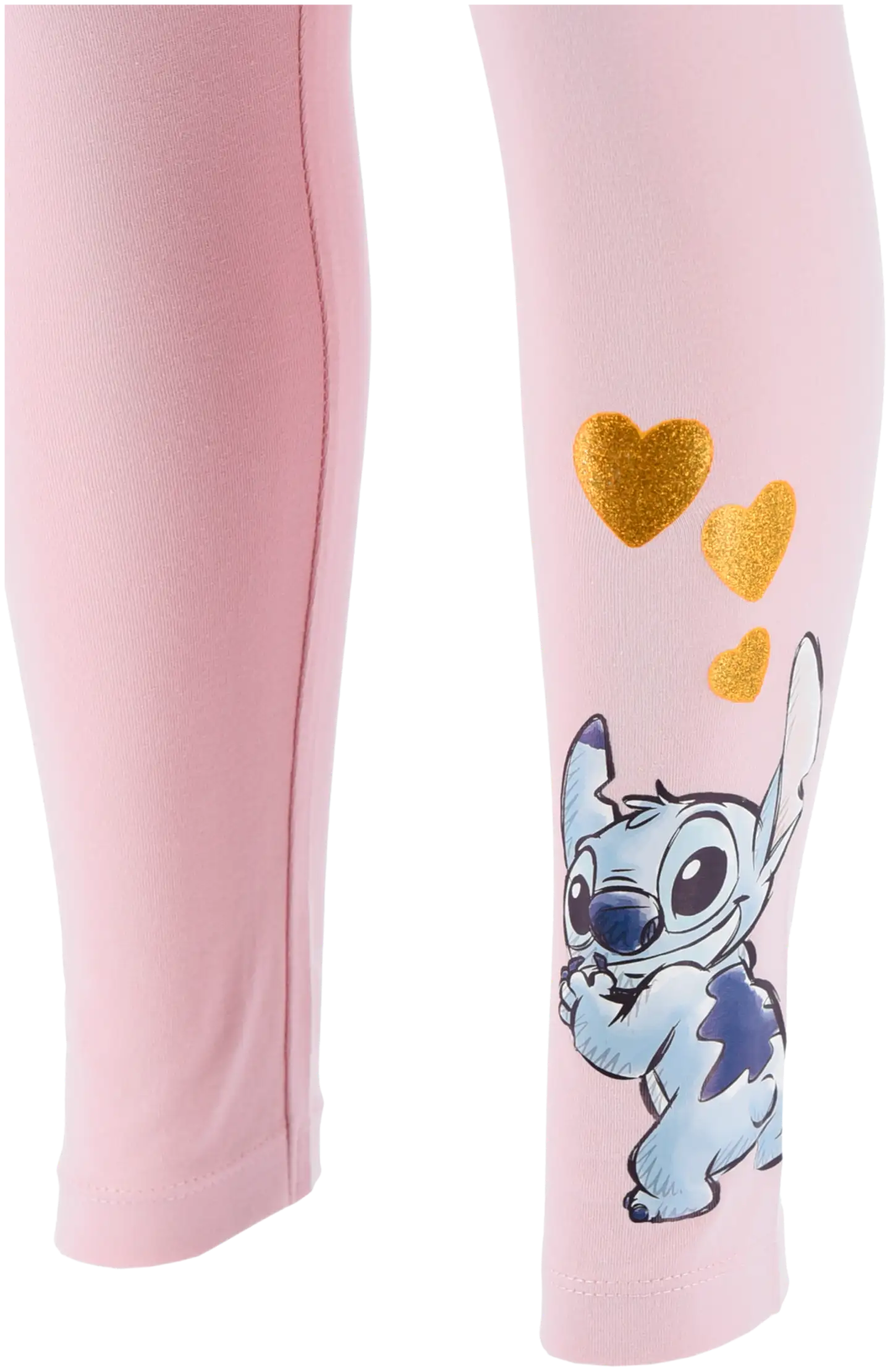 Lasten Lilo & Stitch leggins, laadukas kangas - Vaaleanpunainen - 4
