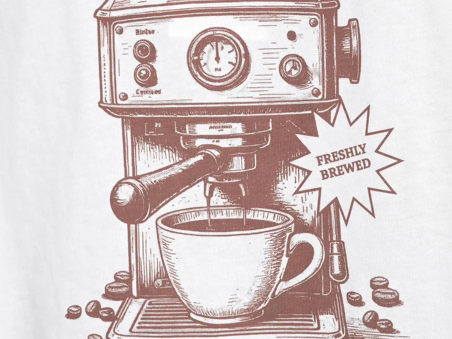 WKLY. miesten t-paita Coffee Beans - WHITE - 6