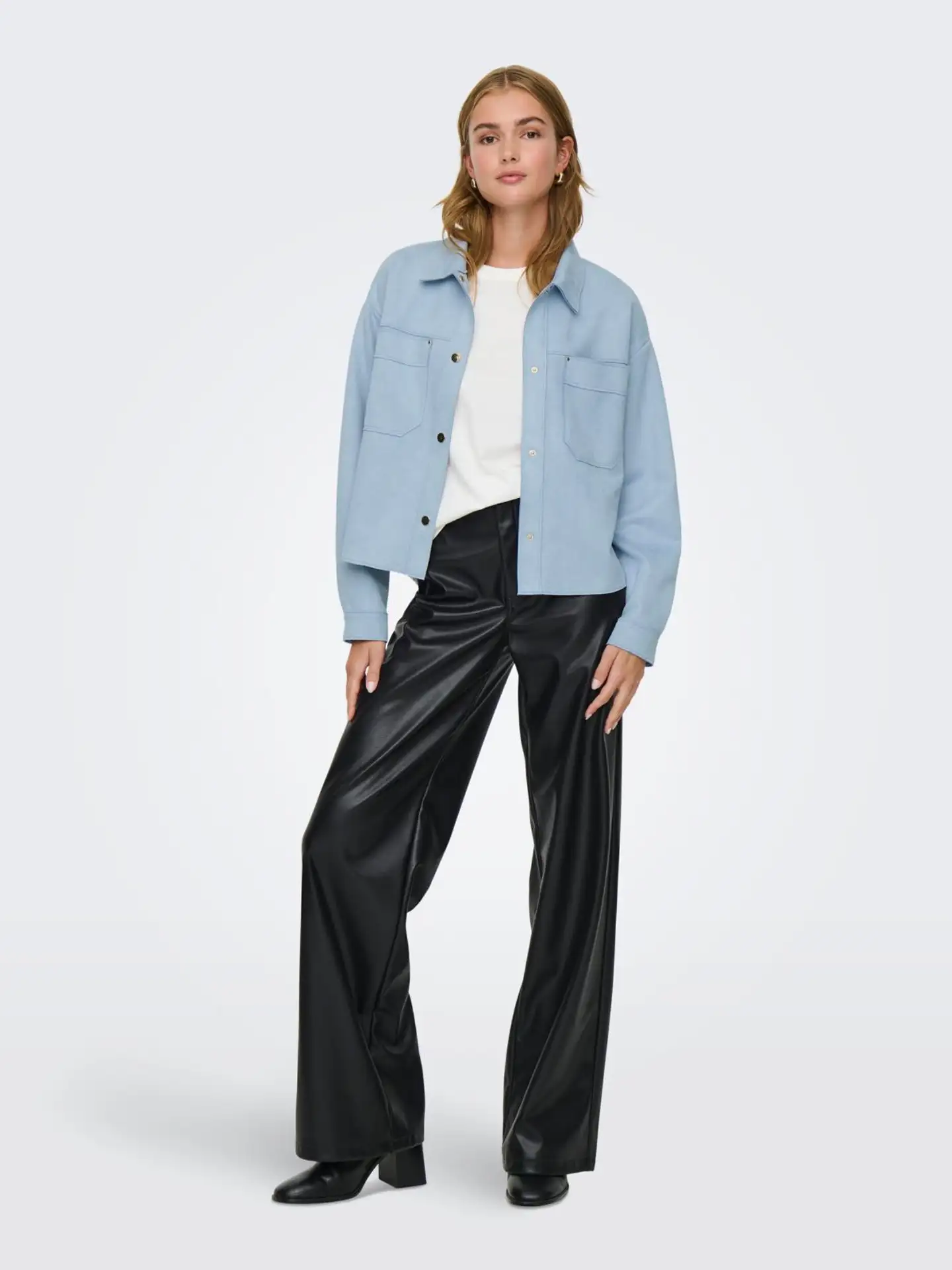 JDY naisten kauluspaita Jdyjulle - Cashmere Blue - 3