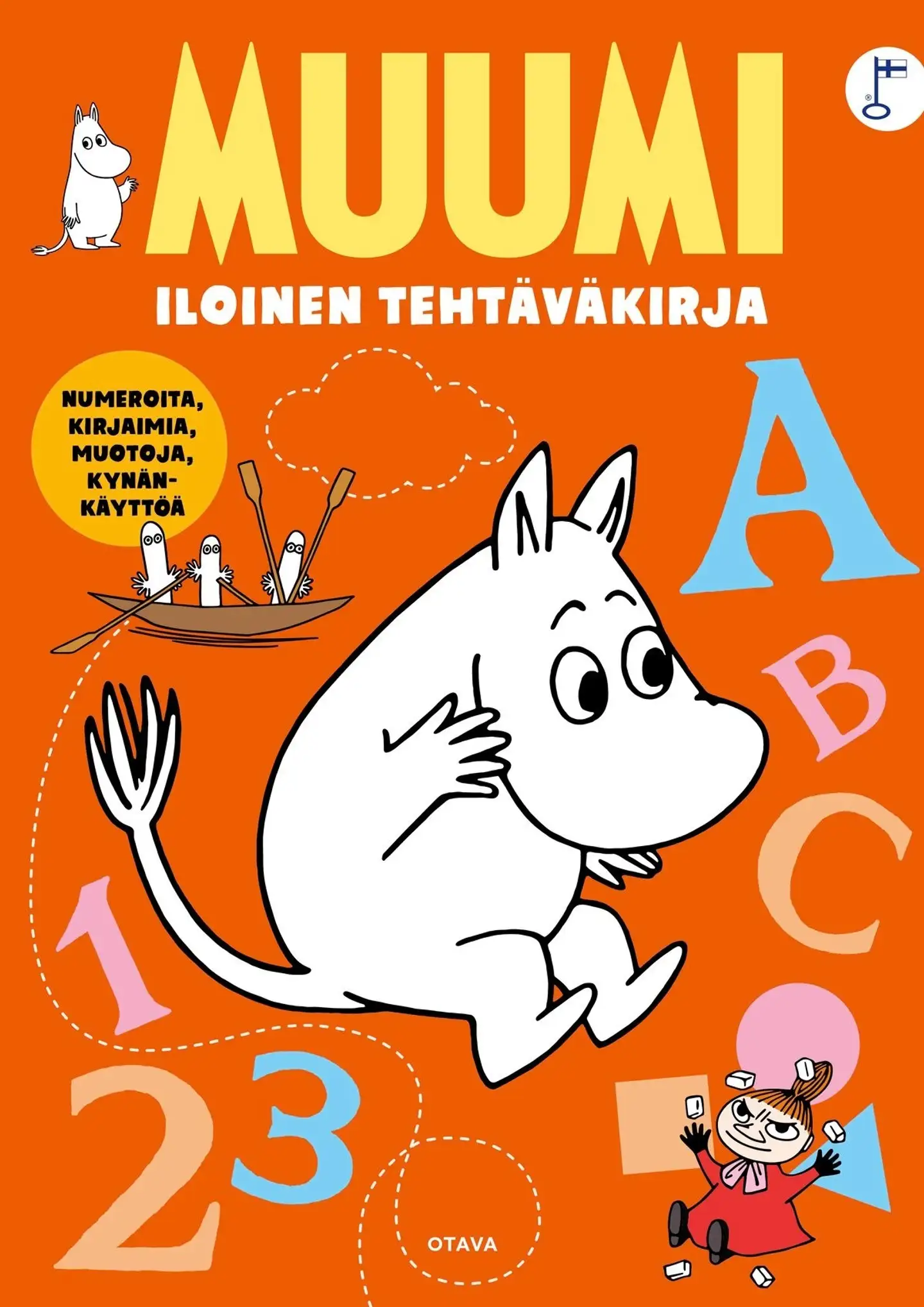 Virtanen, Muumi - Iloinen tehtäväkirja - Kirjaimia, numeroita, muotoja, kynänkäyttöä!