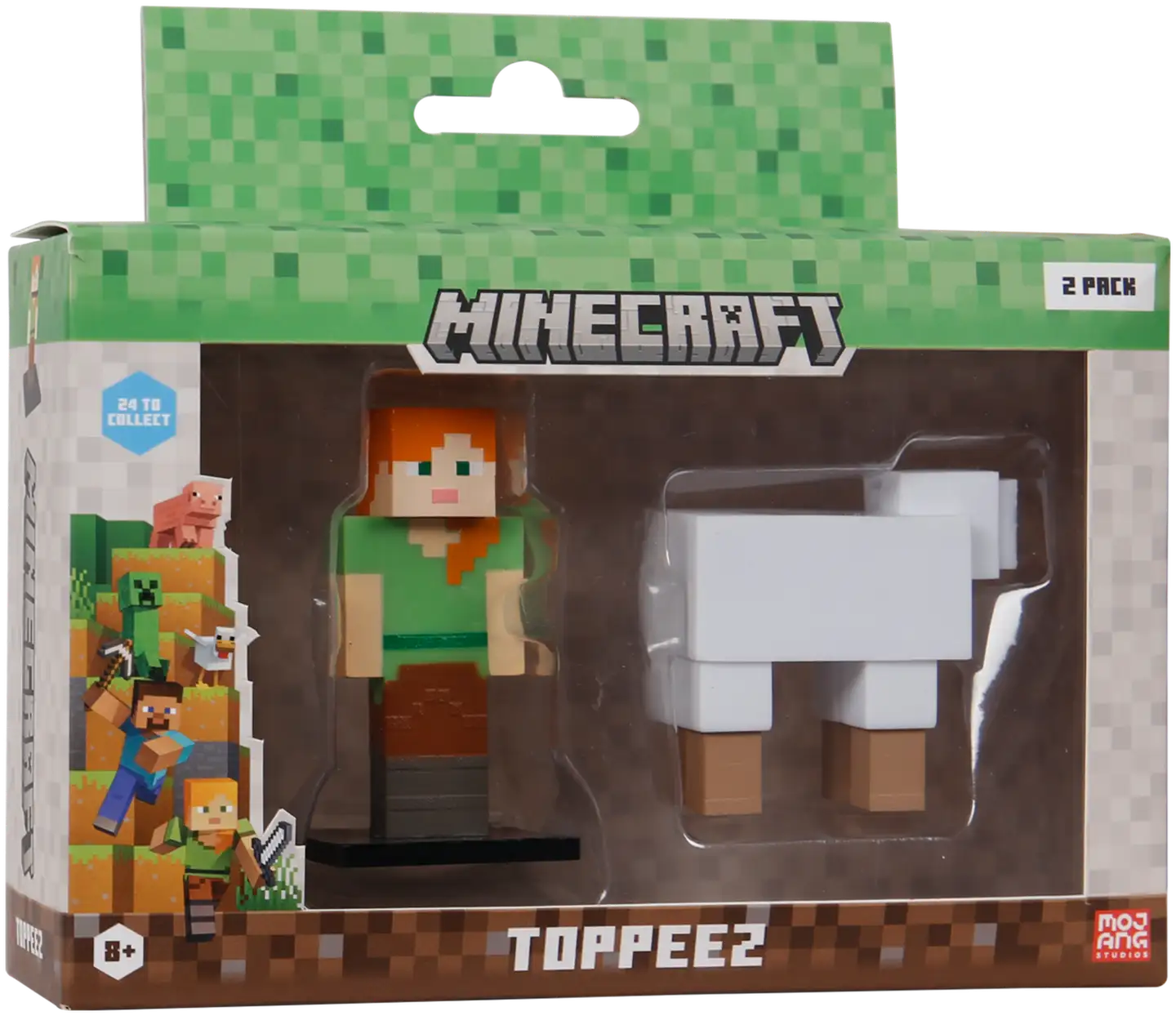 Minecraft hahmo 3D 6 cm 2 kpl, erilaisia - 8