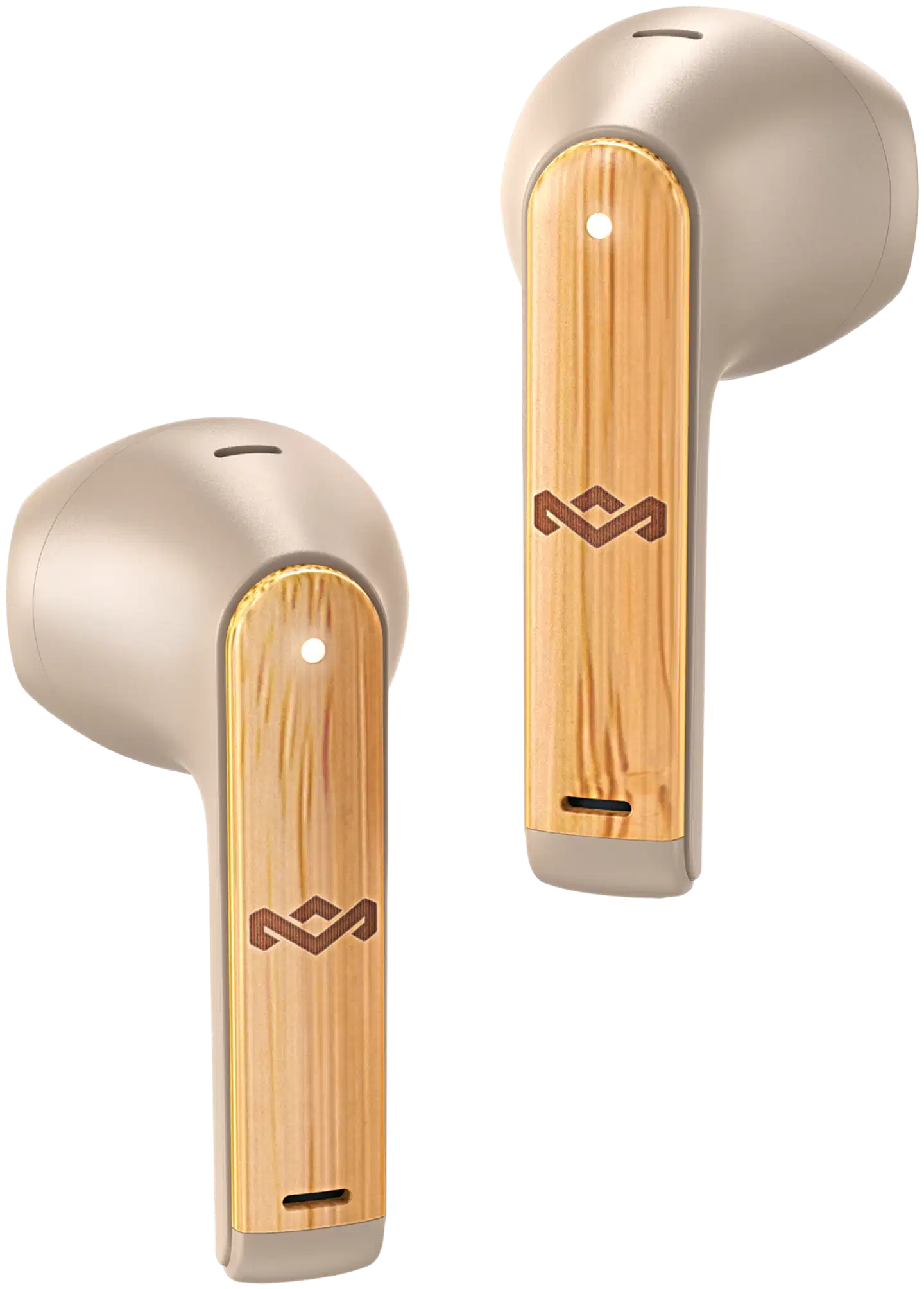 House of Marley langattomat nappikuulokkeet Zion, beige/puu - 1