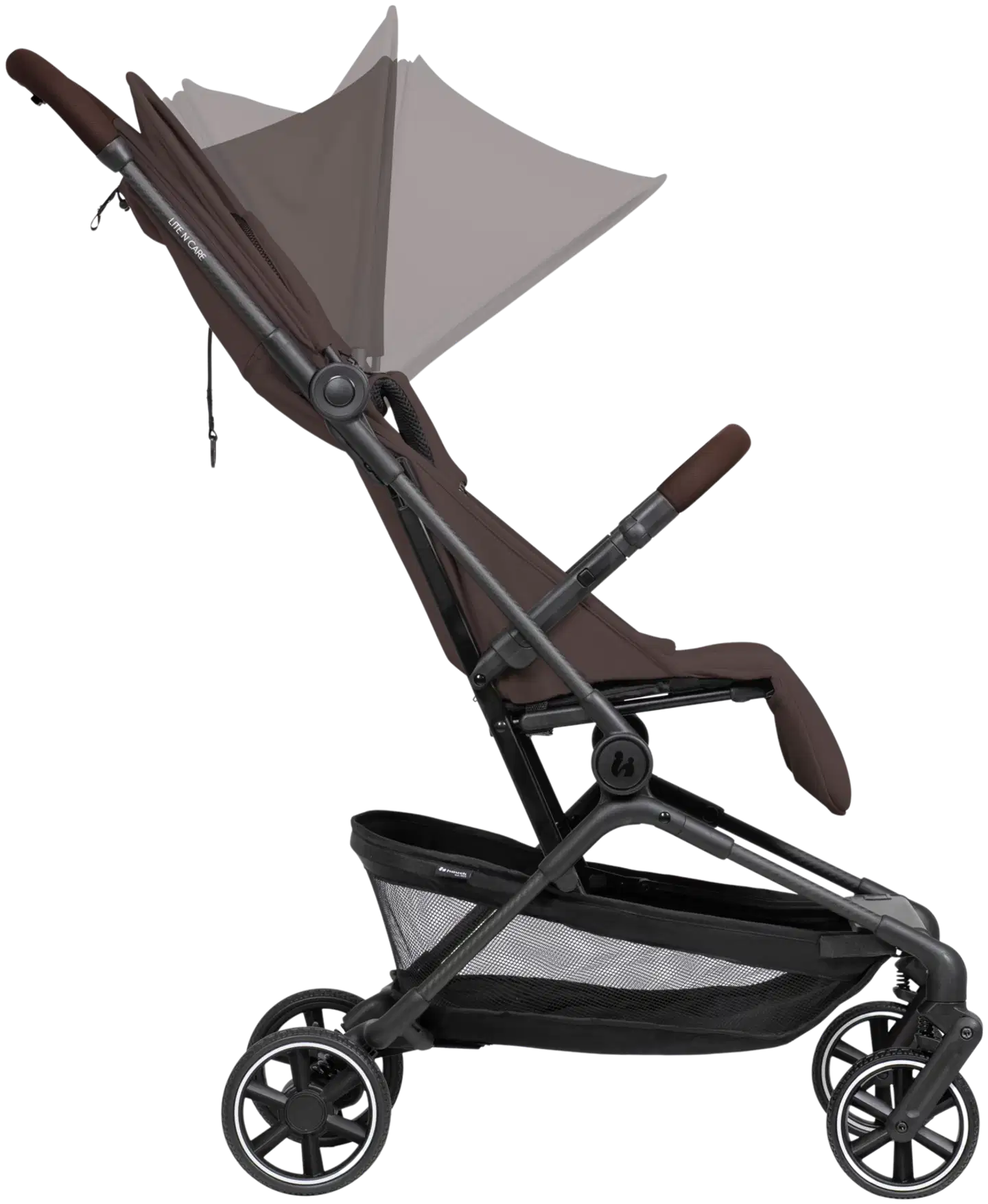 Hauck matkarattaat Lite N Care ruskea - 4