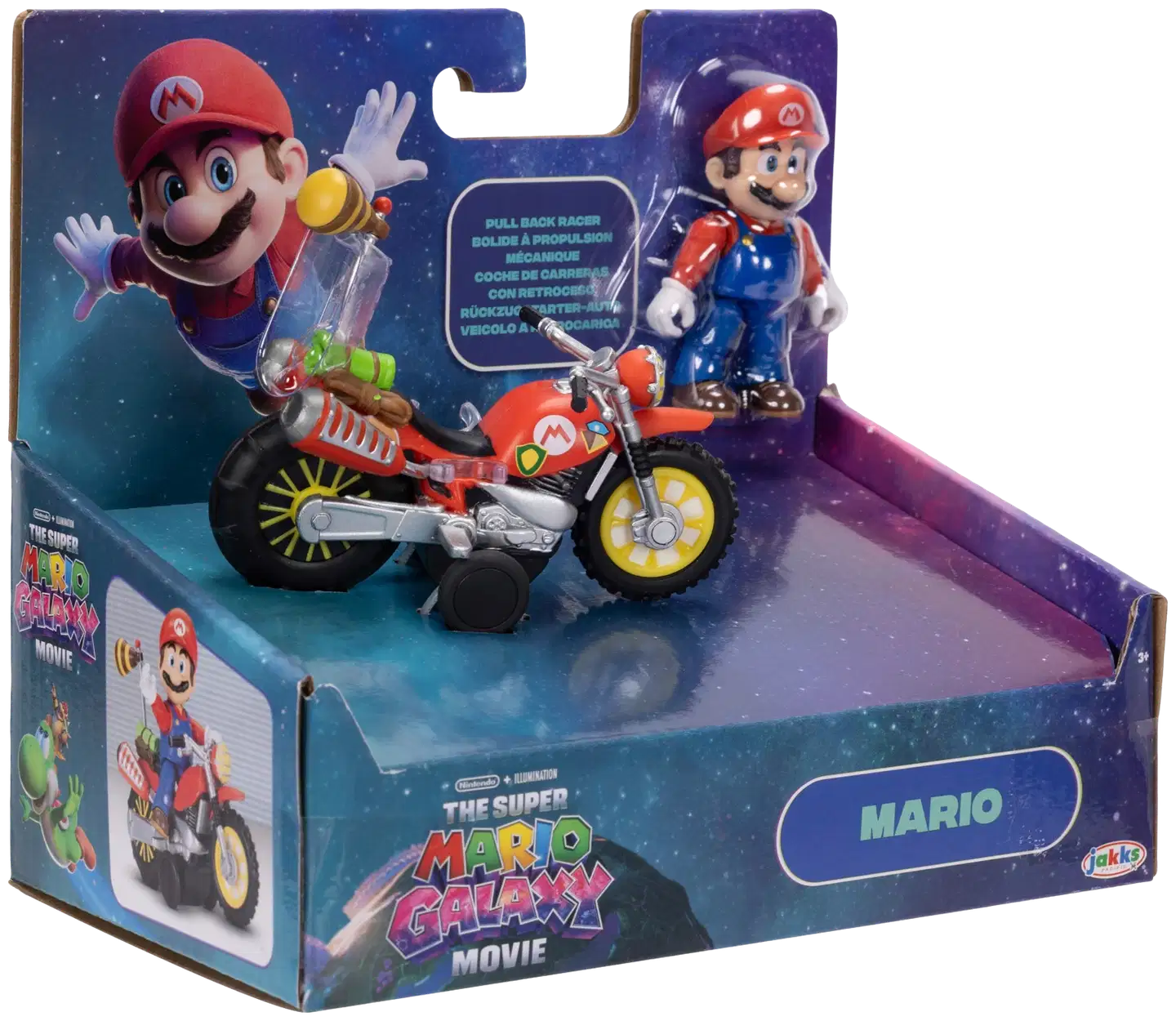 Mario Movie 2 figuuri ja moottoripyörä Wave 1, erilaisia - 8