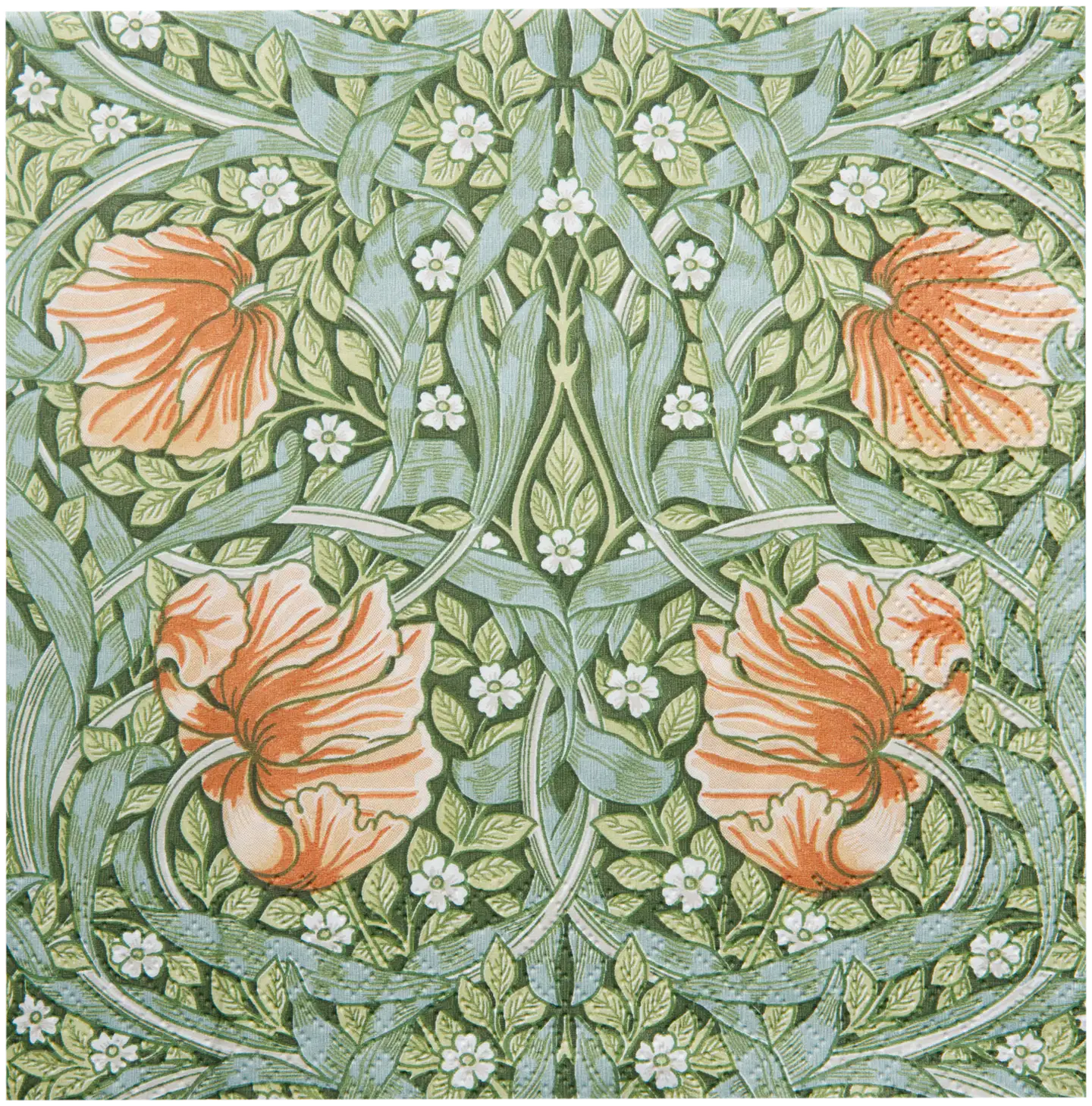 William Morris Pimpernel persikka lautasliina 20kpl/33cm