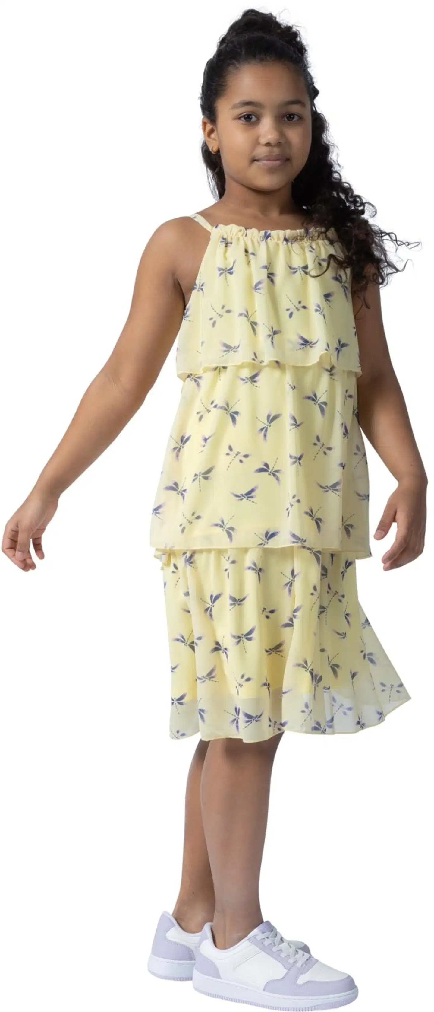 House lasten frillamekko 23TH172629 PatternLab - Yellow aop - 4