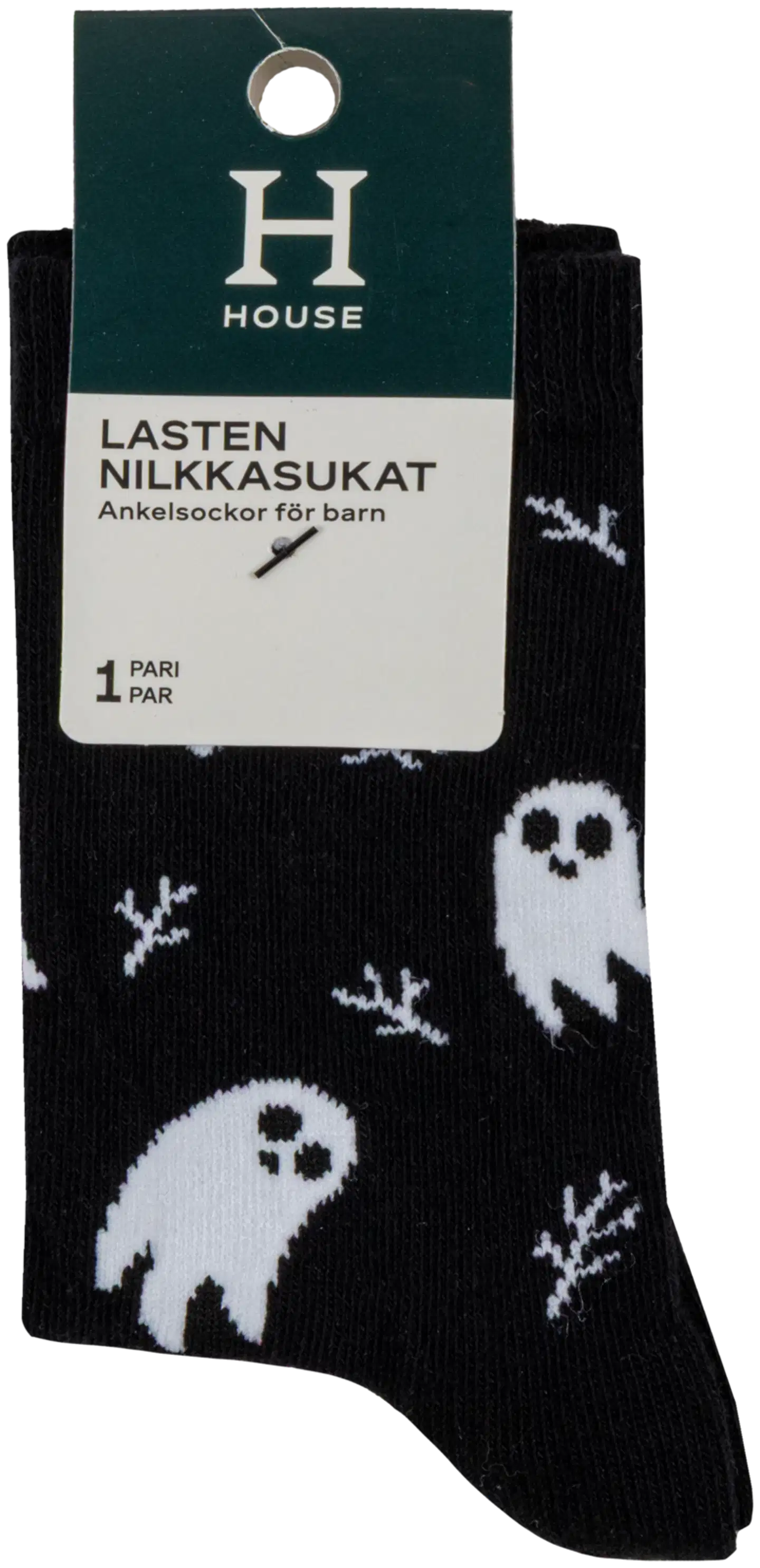 House lasten nilkkasukat Haamu 234H362620 - black - 2