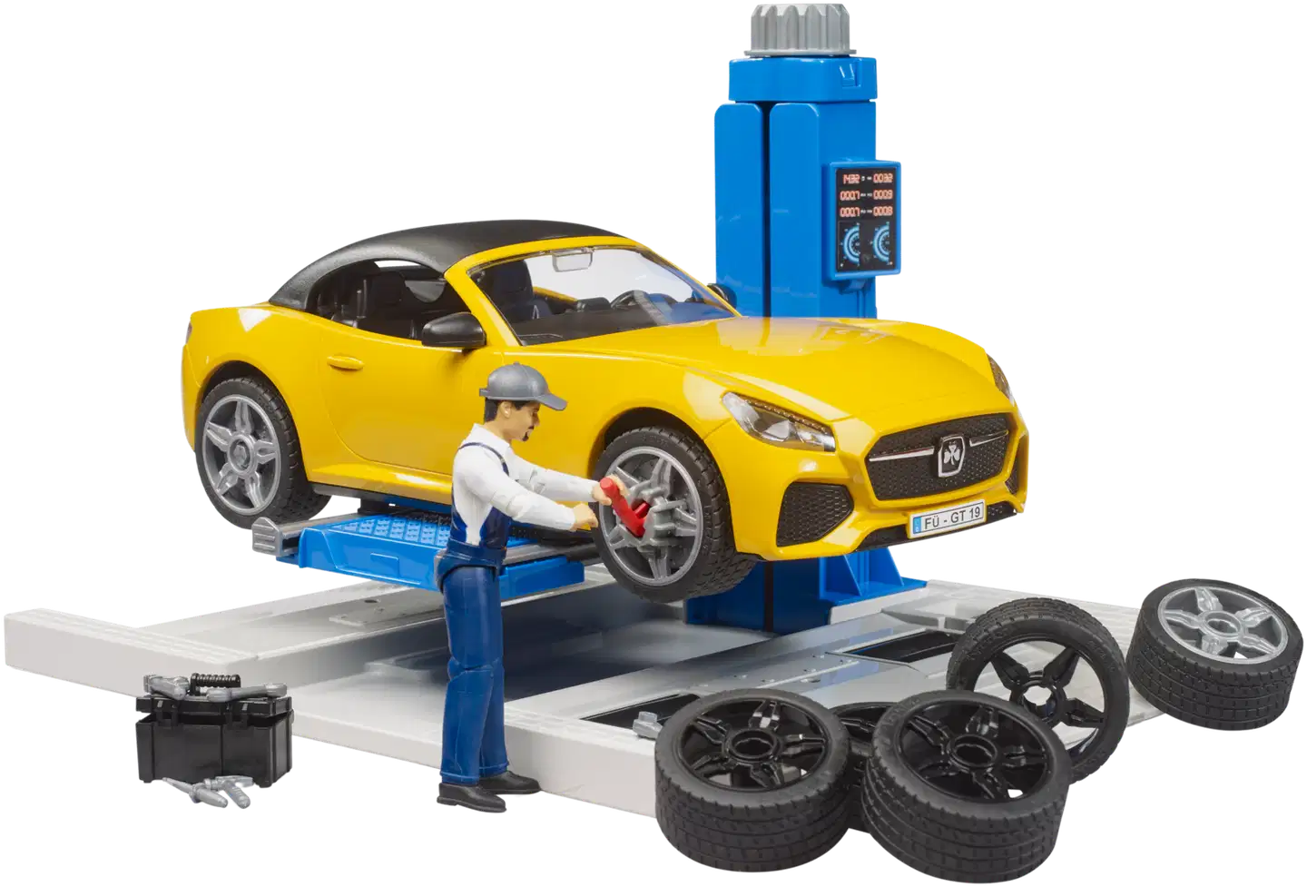 Bruder lelu bworld autohuolto ja Roadster-auto - 1