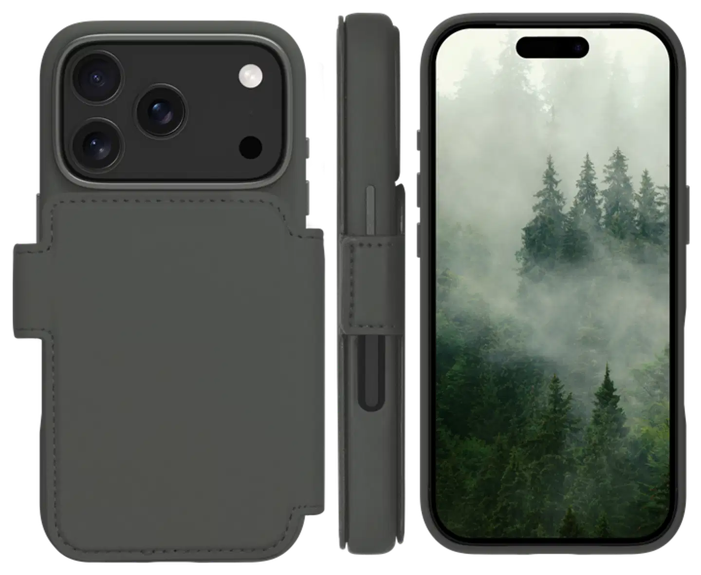 dbramante1928 suojakuori Lynge MS ICON iPhone 17 Pro vihertävän harmaa - 3