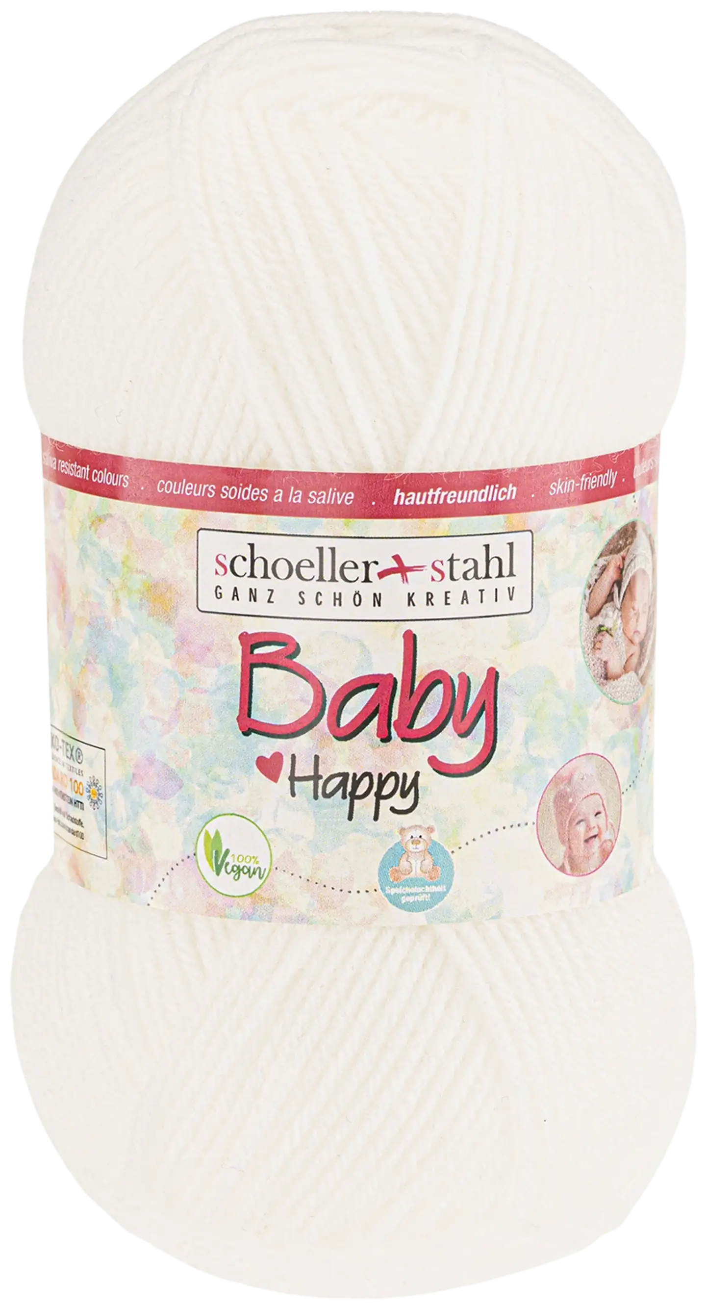 Schoeller+Stahl neulelanka Baby Happy 50 g valkoinen