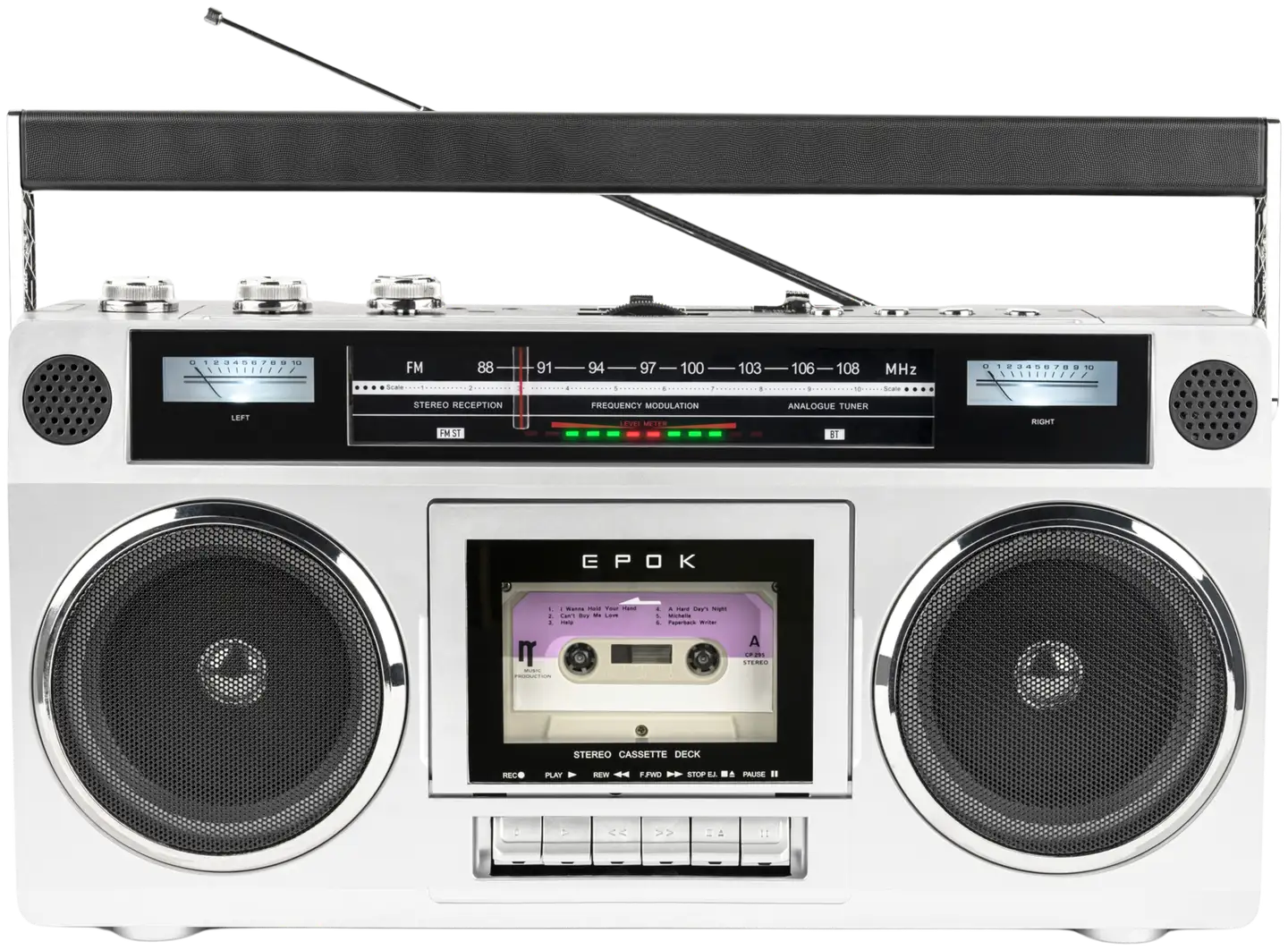 Bigben Epok kannettava kasettisoitin Bluetooth yhteydellä Ghetto Blaster - 1