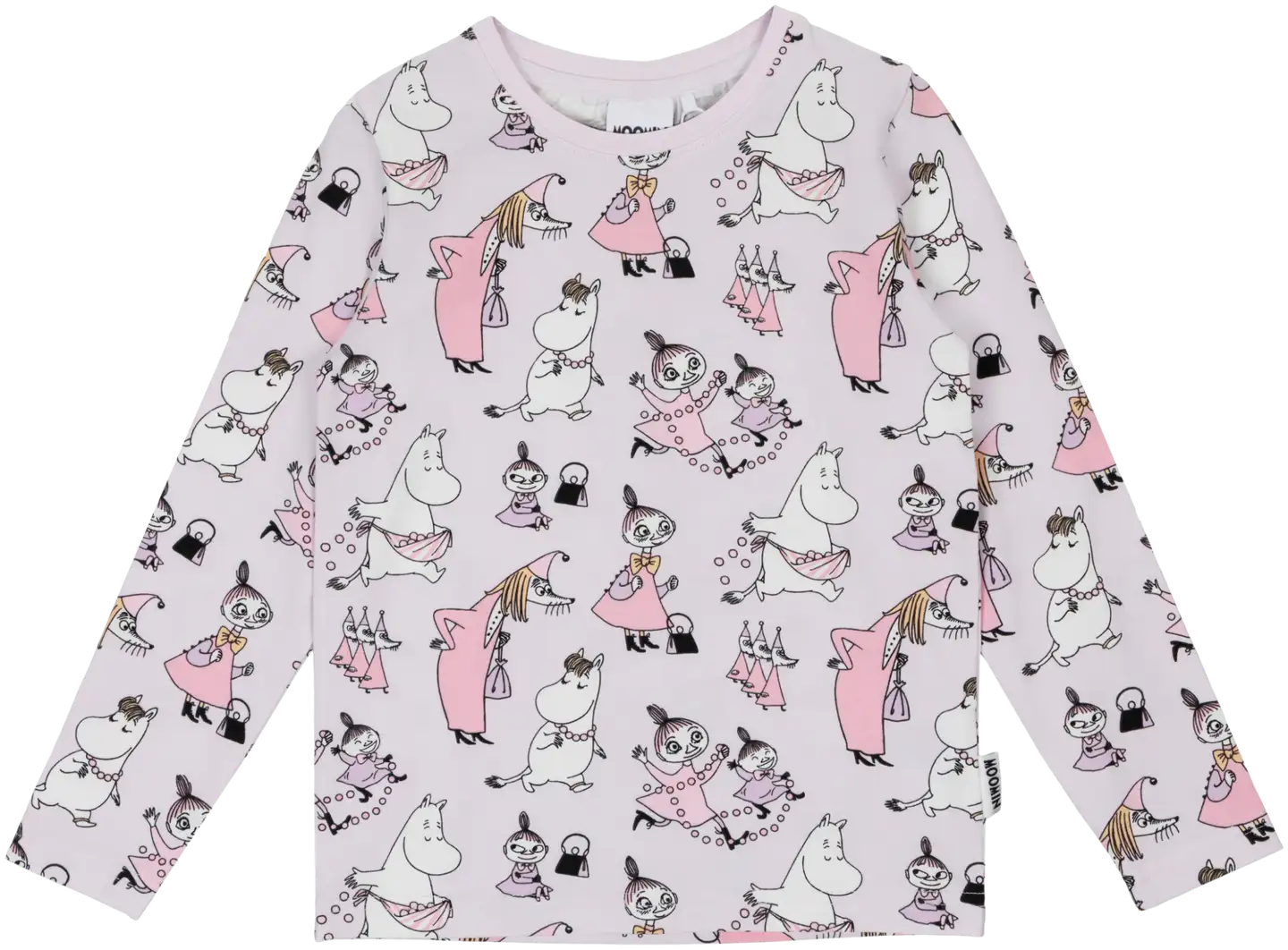 Muumi lasten paita Helmileikki 591223 - liila - 1