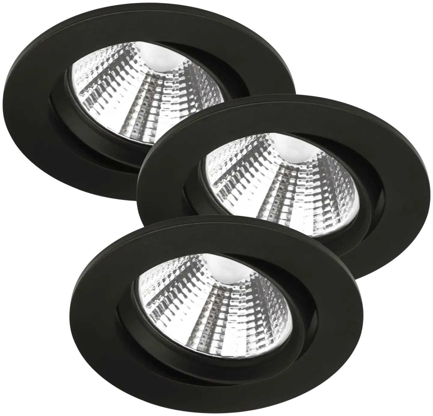 Nordlux LED-alasvalo Fremont IP23 2700K musta 3kpl - 1