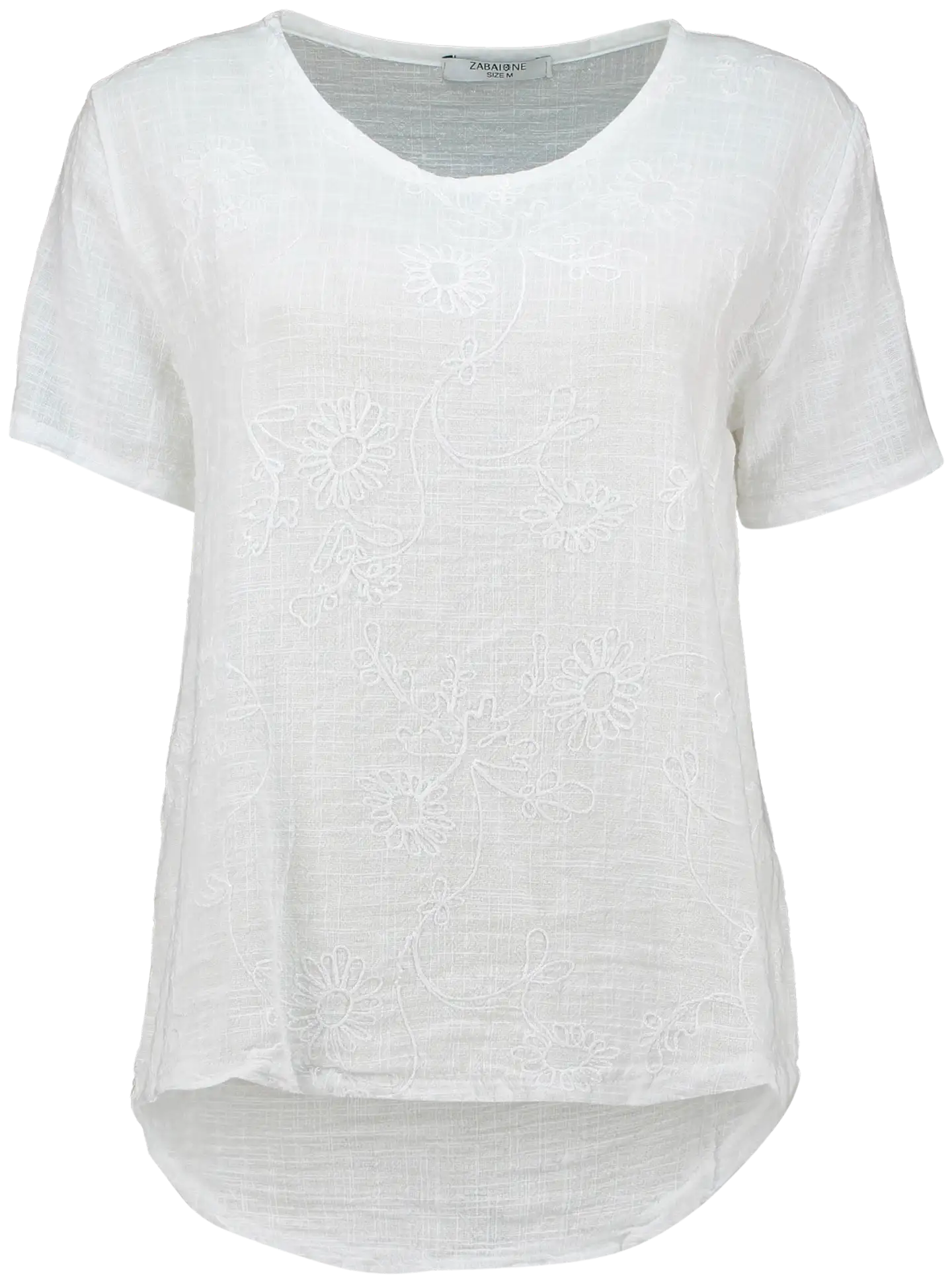 Zabaione naisten t-paita me44lindaa valkoinen bk-166-184 - WHITE - 1