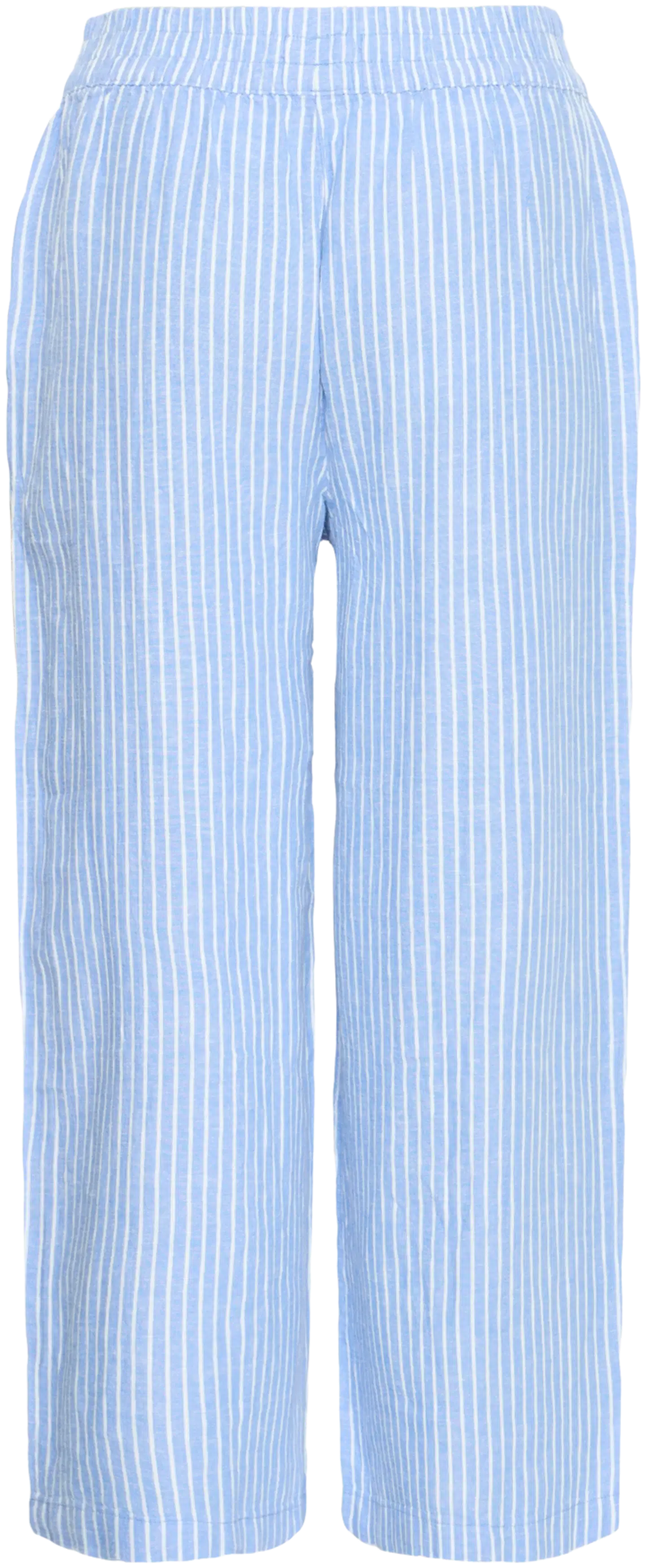 B.young naisten housut Byfalakka crop - DELLA ROBBIA BLUE STRIPE - 2
