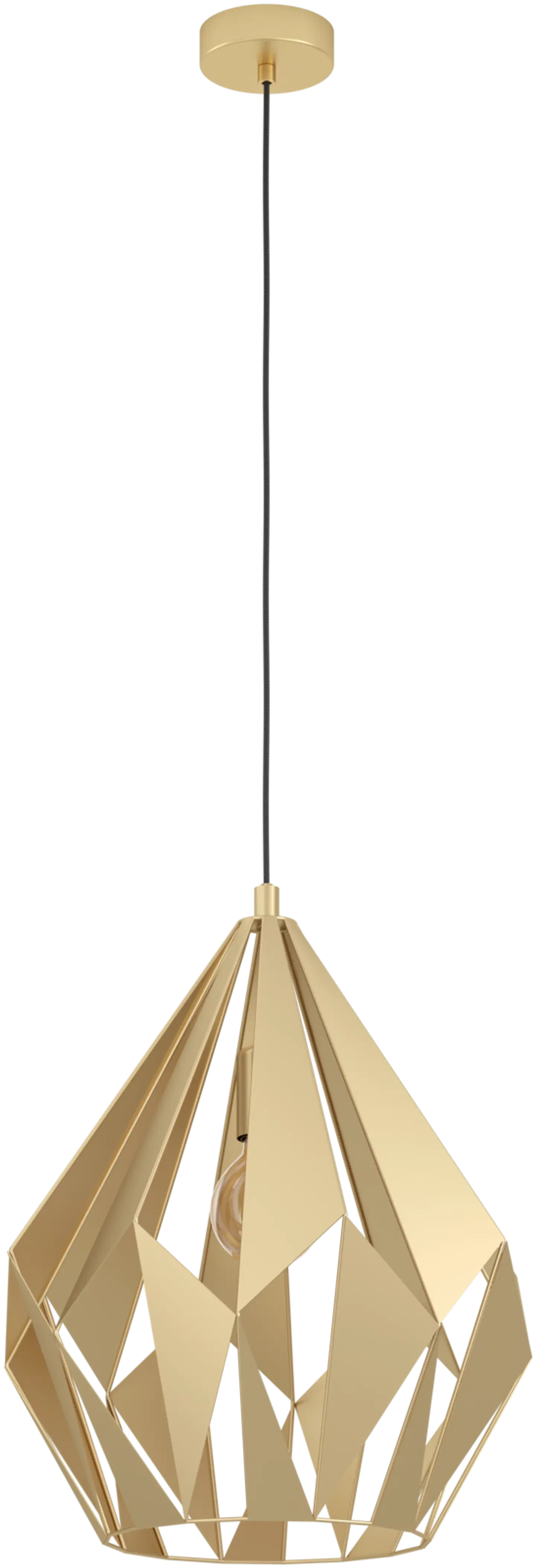 EGLO Riippuvalaisin Carlton 60W Ø38,5cm kulta - 1