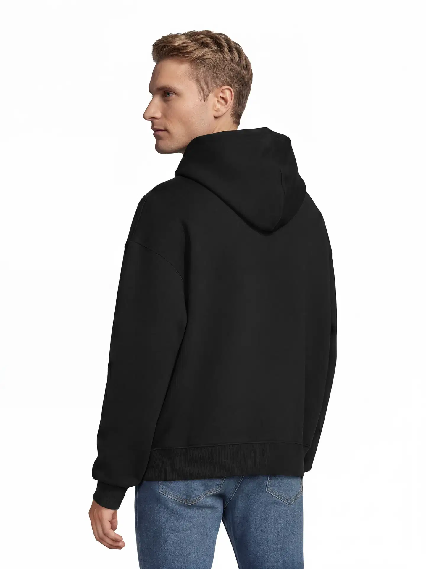 House miesten collegehuppari basic 195HBNOS21 - Black - 3