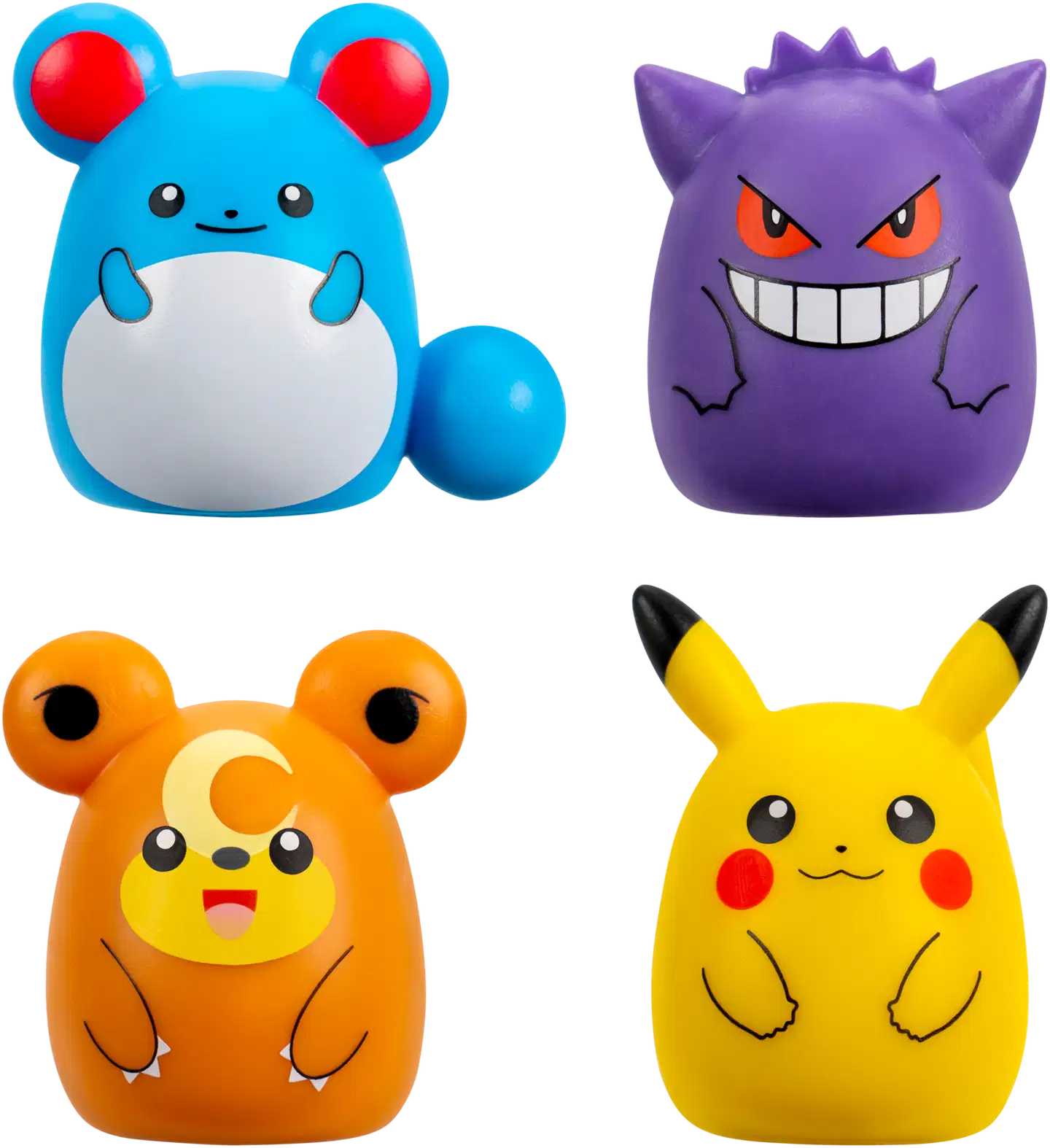 Squishalongs Pokemon 4 Pk Pikachu/gengar - 5