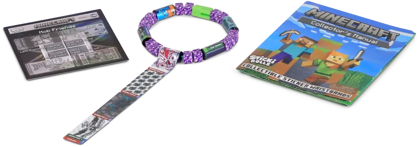 Sticki Rolls Minecraft Tarrarannekoru Yllätyspakkaus 50 tarraa - 10