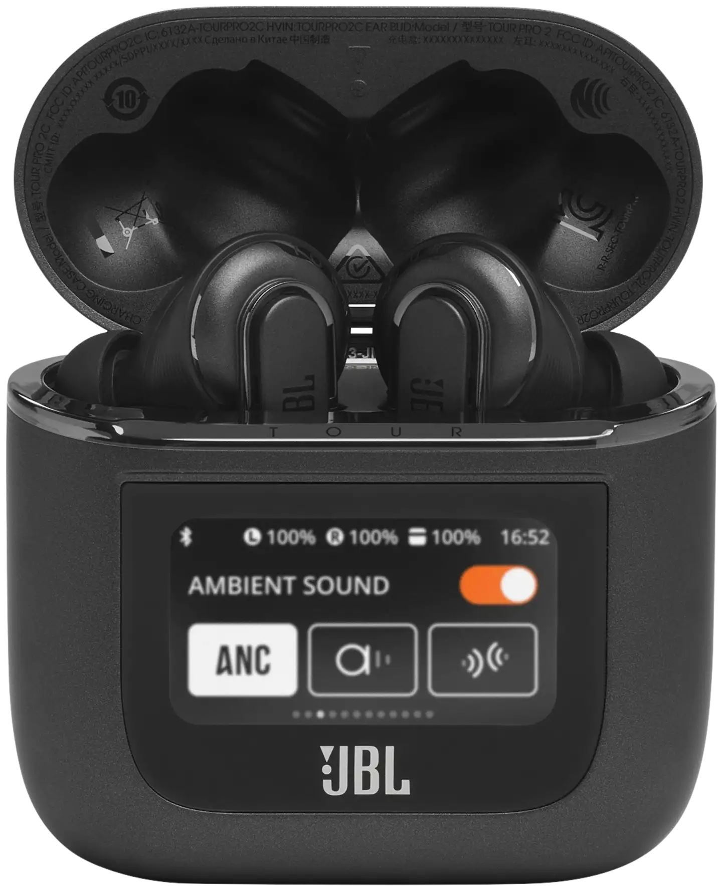 JBL Bluetooth vastamelunappikuulokkeet Tour Pro 2 musta - 2