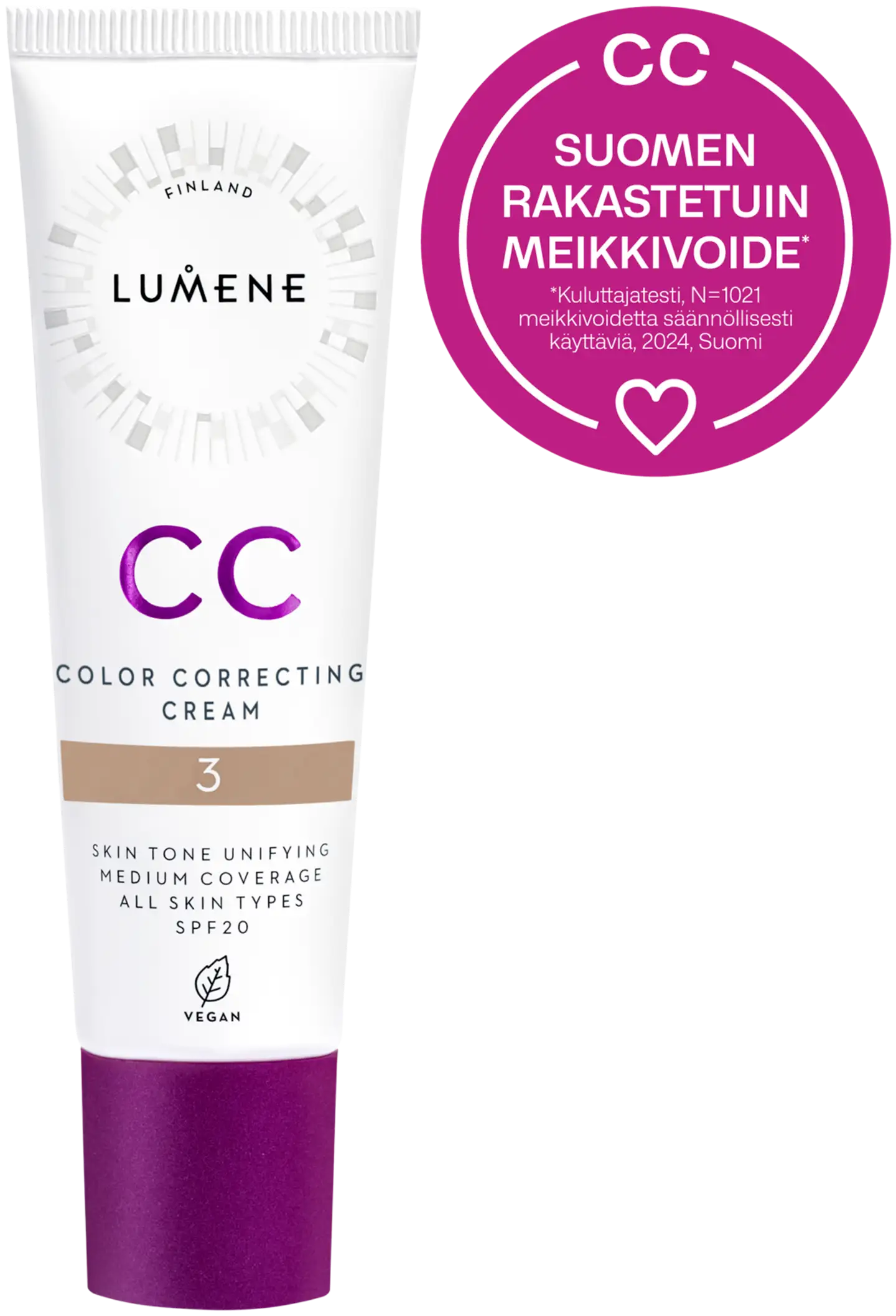 Lumene CC Color Correcting Meikkivoide SK20 0 30 ml - 3