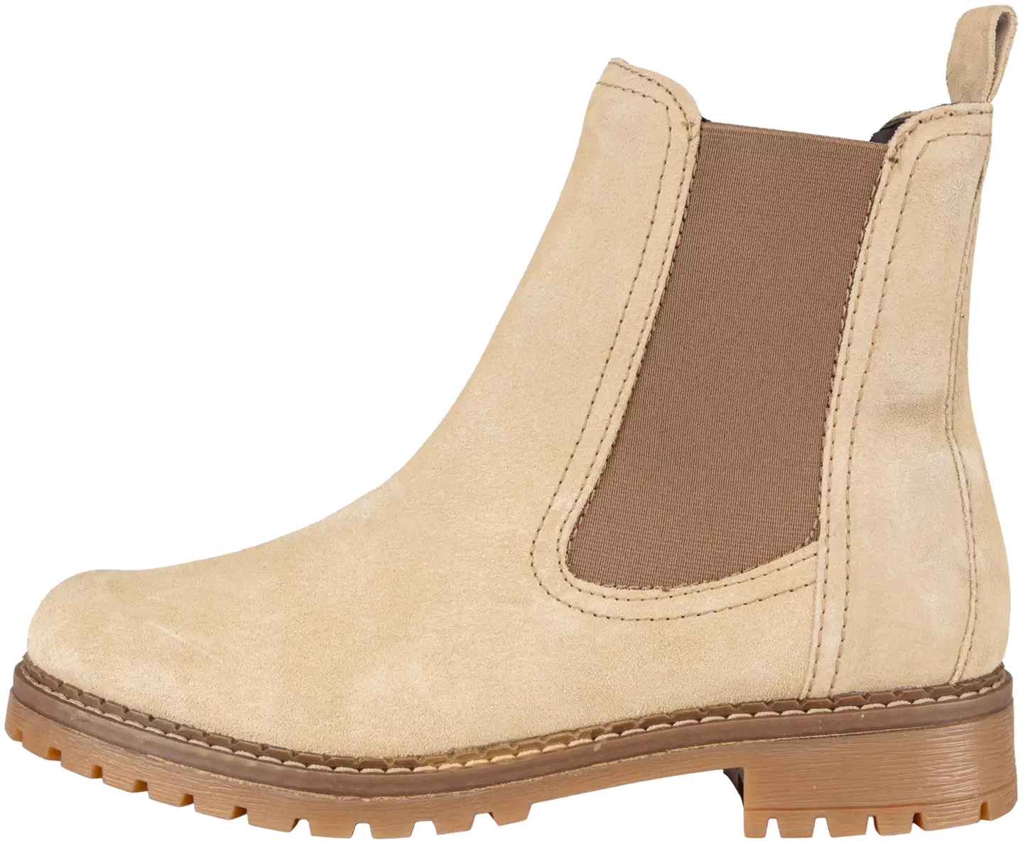 WKLY. naisten mokkanahkaiset chelsea-nilkkurit Tally - Beige - 3