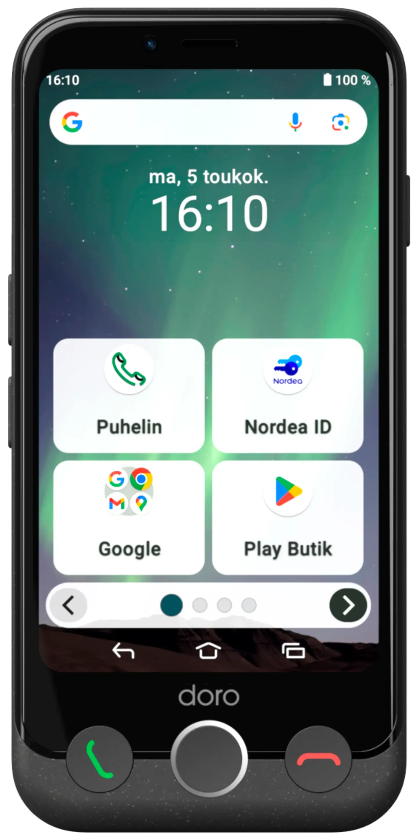 Doro Aurora A11 harmaa älypuhelin - 5