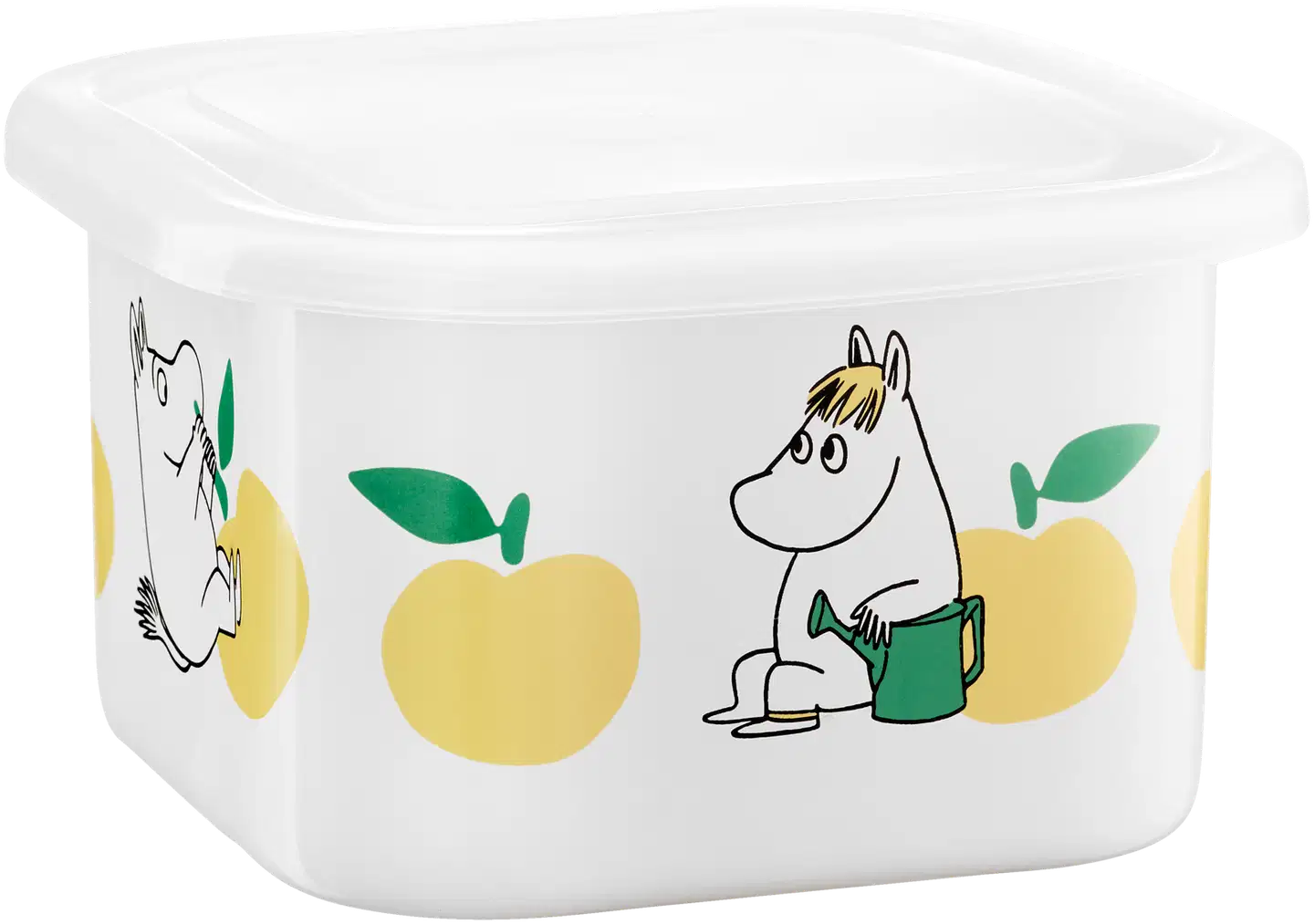 Muurla kannellinen emalipurkki Muumi Iloiset omput 1 l - 1