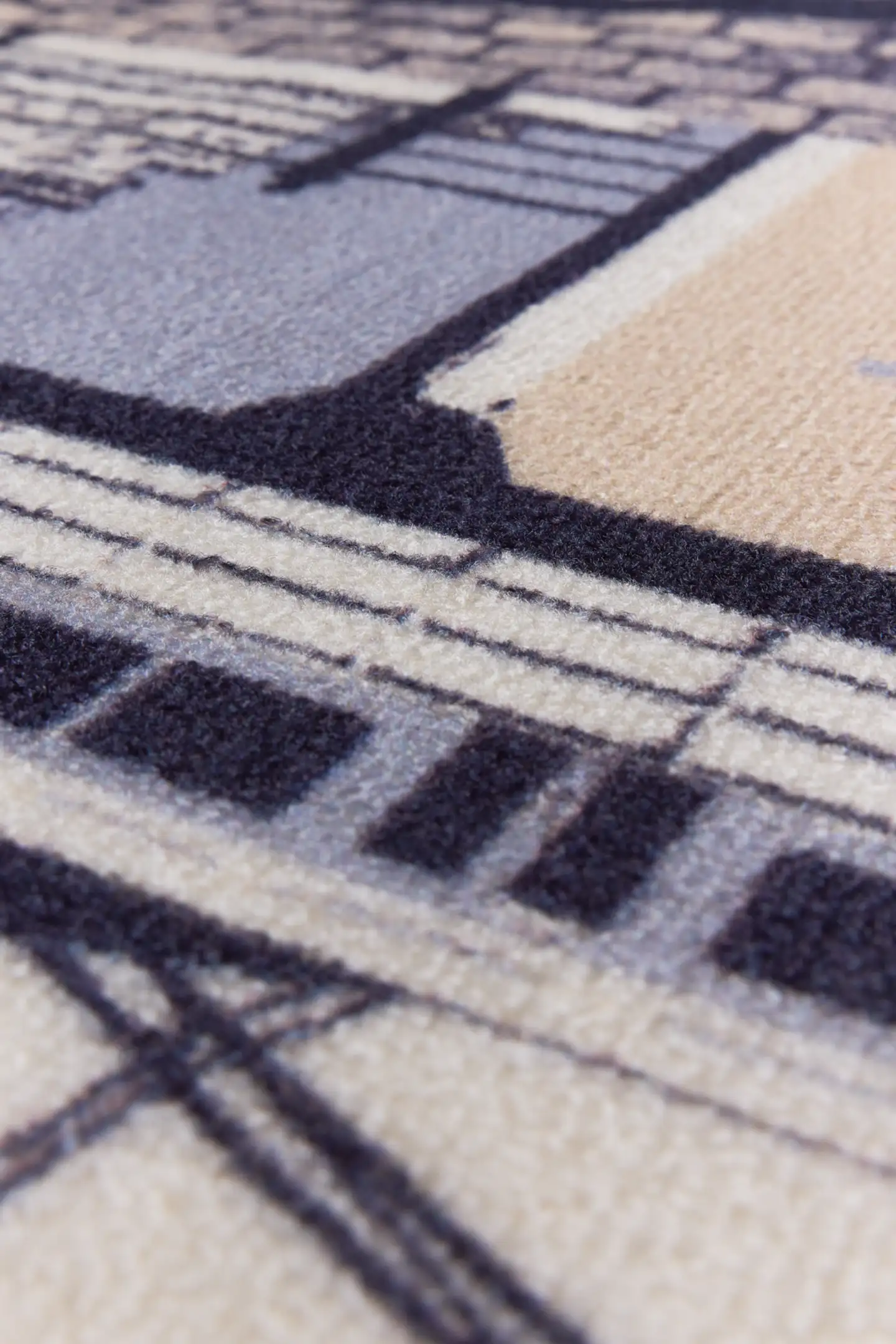 Vallila kynnysmatto Helsinki 50x80 cm beigeblue - 5