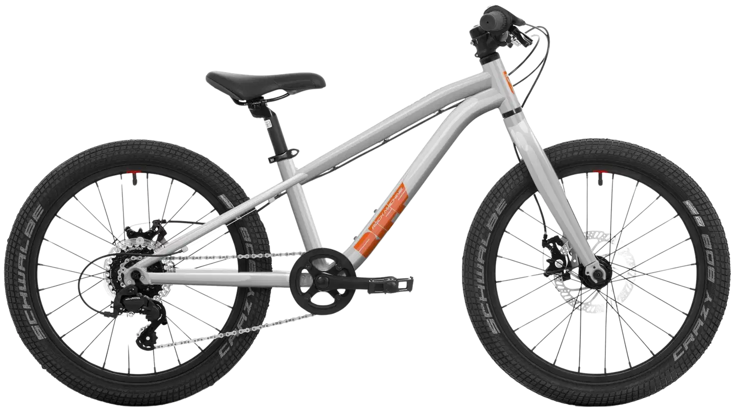 Rock Machine Blizz Riff TR 20” Lastenpyörä 7 vaihdetta runko 20 cm harmaa