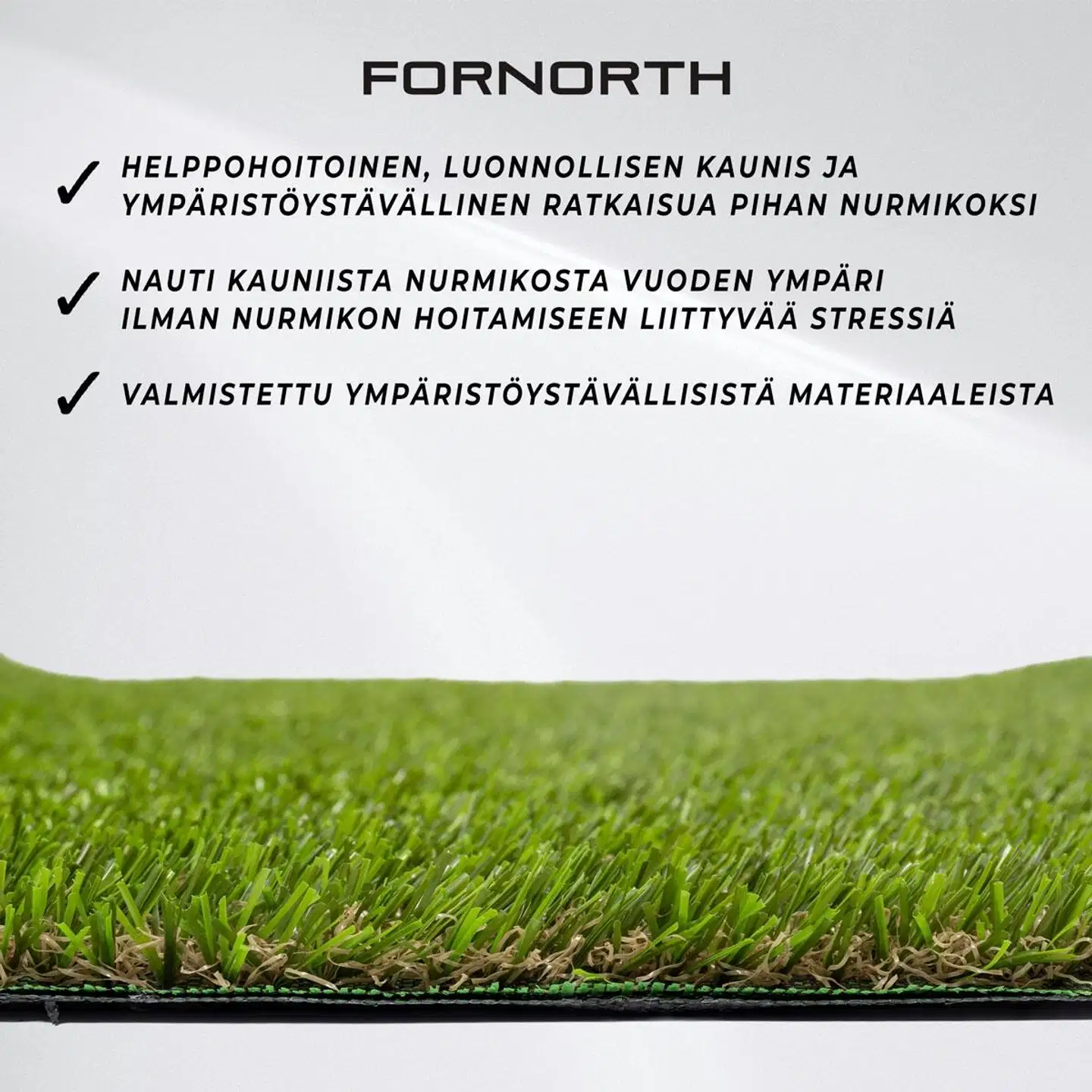Fornorth tekonurmi original 15mm, 1m x 5m rulla - 3
