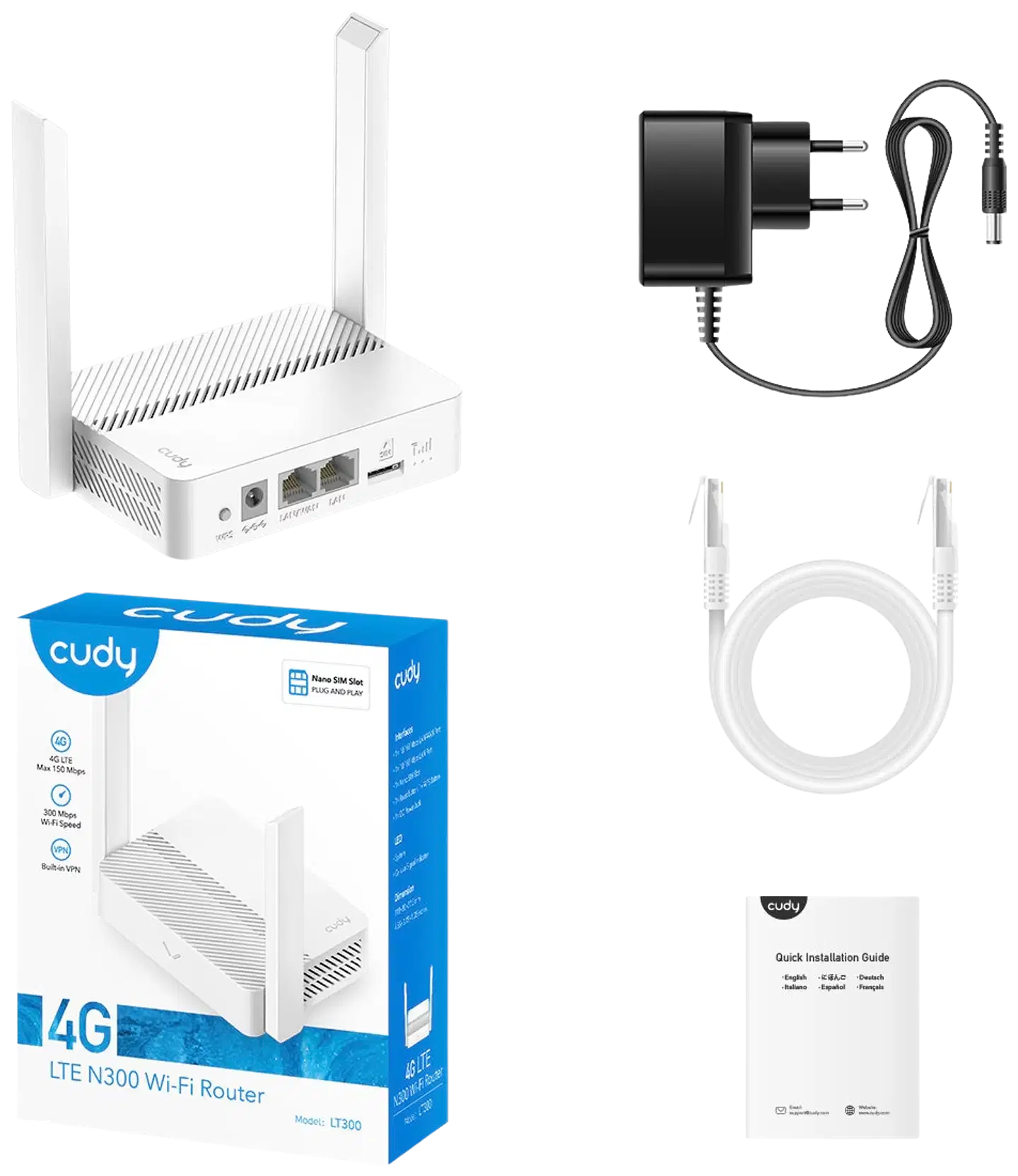 Cudy 4G/LTE-reititin LT300 - 5