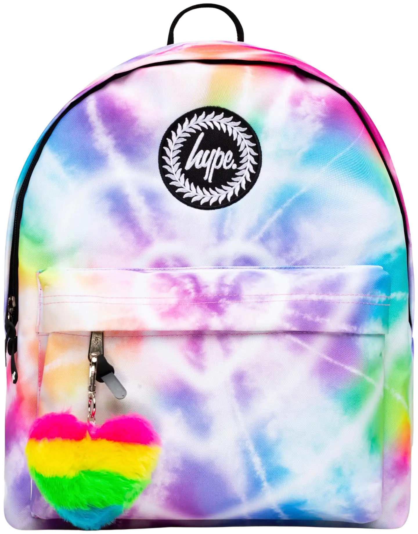 Hype Rainbow heart tie dye reppu