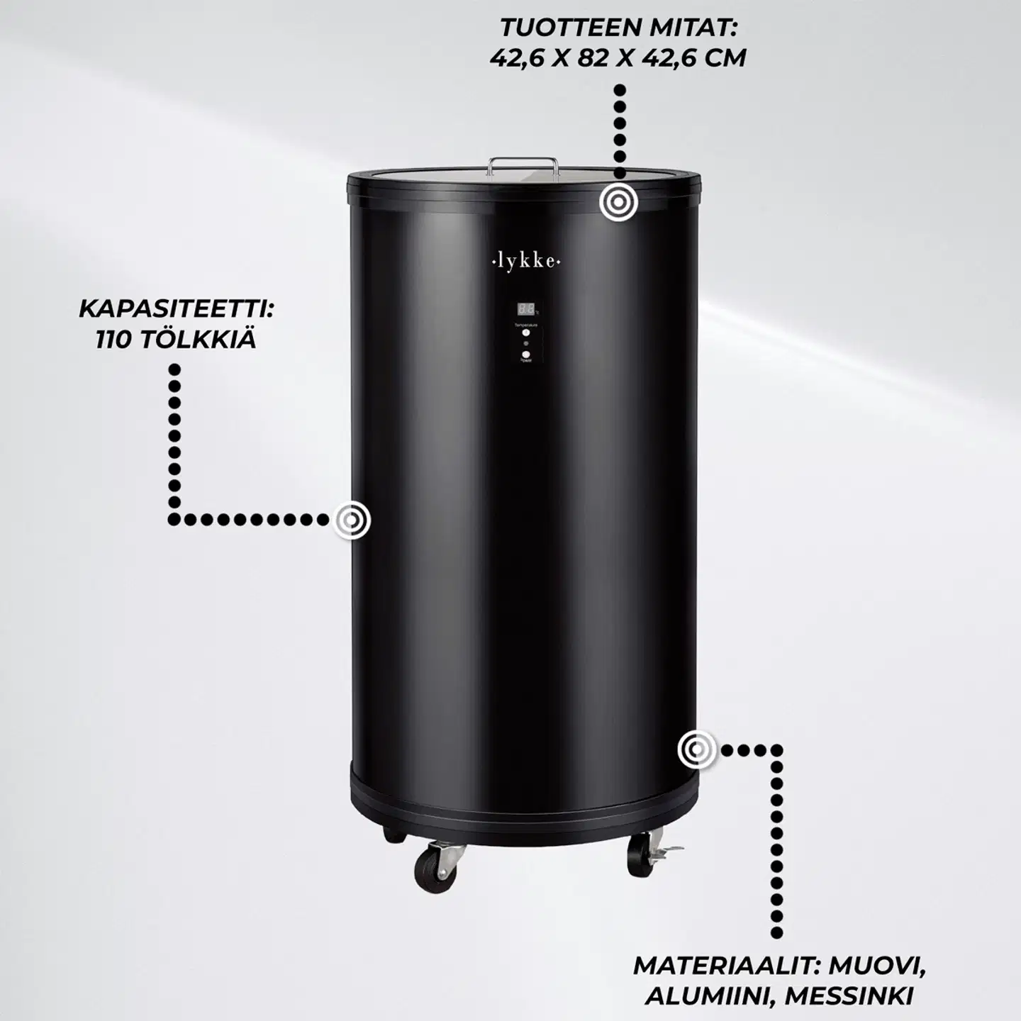 Lykke party cooler m, 50l - 2