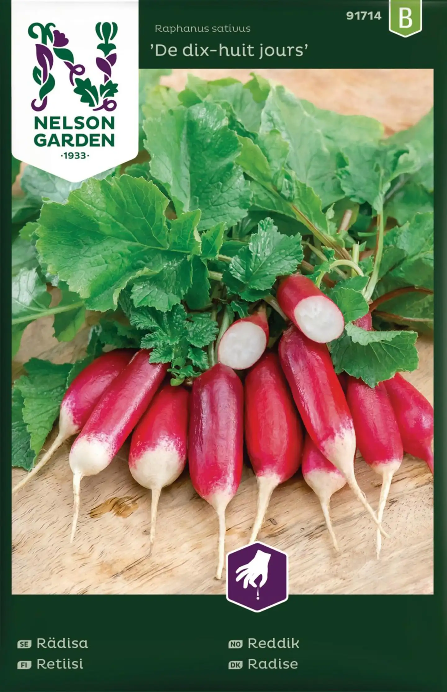 Nelson Garden Retiisi, De dix-huit jours