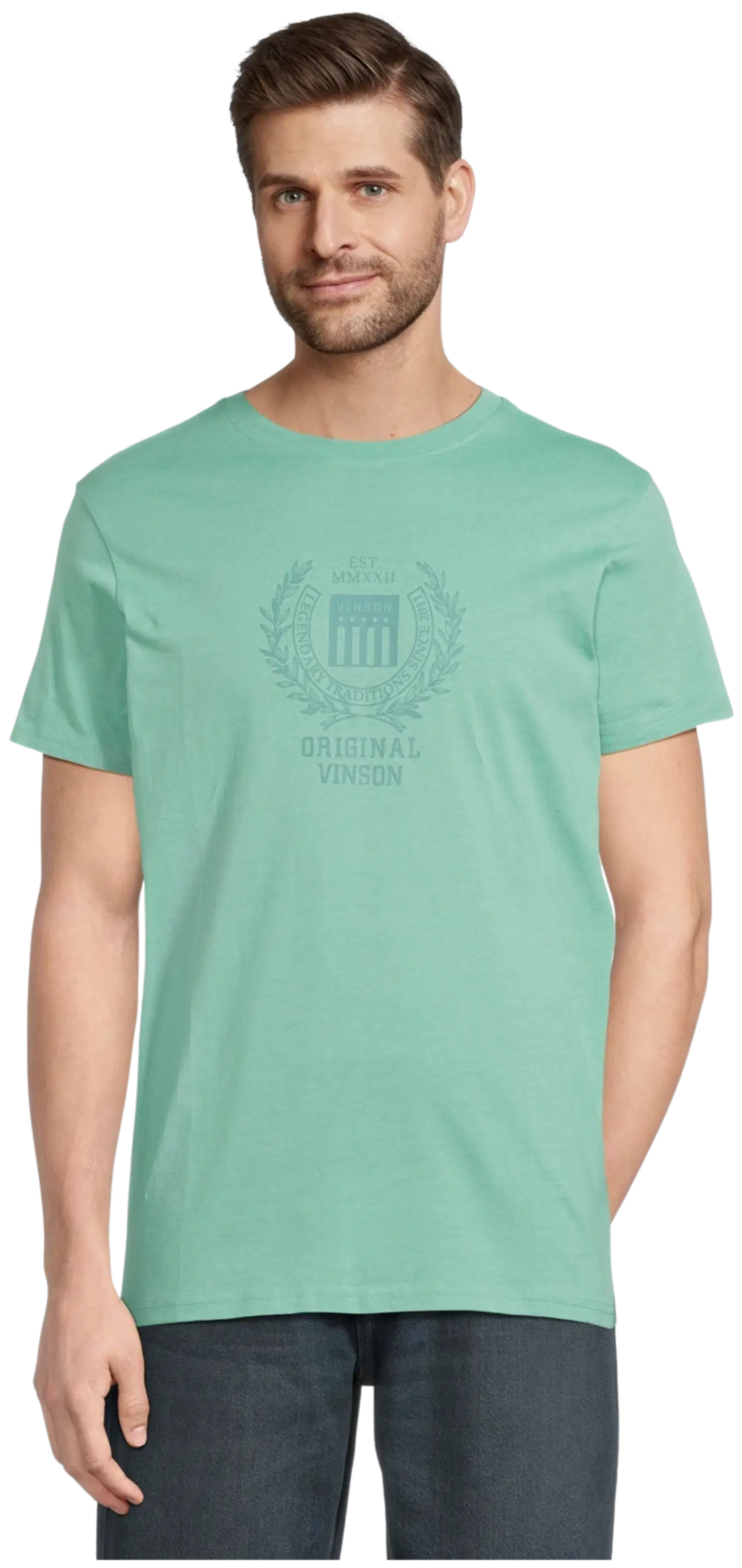 Vinson miesten t-paita Samuel 105558 - Creme de menthe - 1