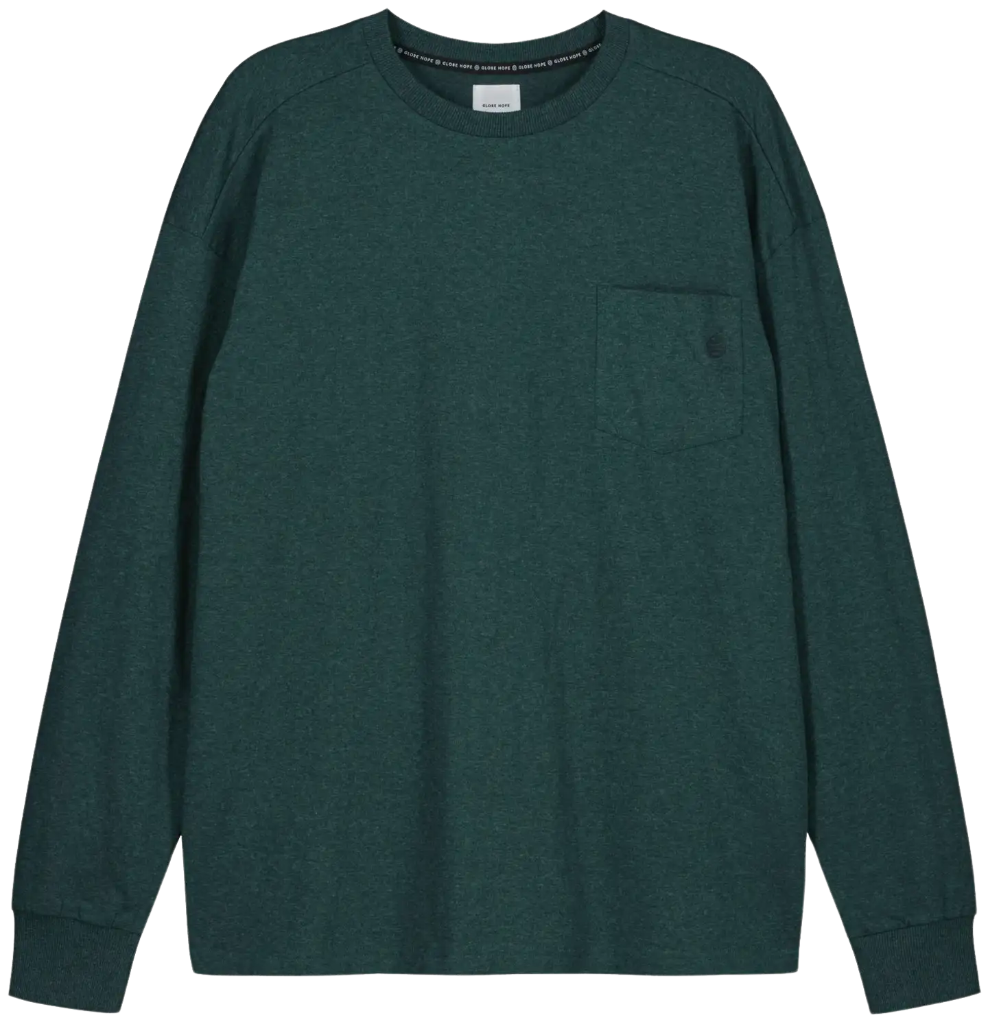 Globe Hope miesten trikoopaita Kallio - Dark sea green mel. - 1