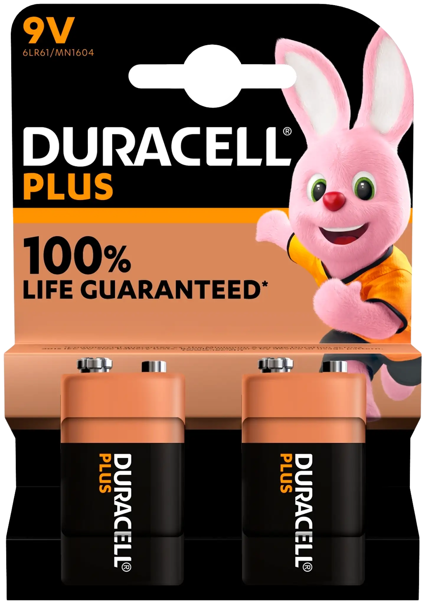 Duracell 2kpl Plus 9V