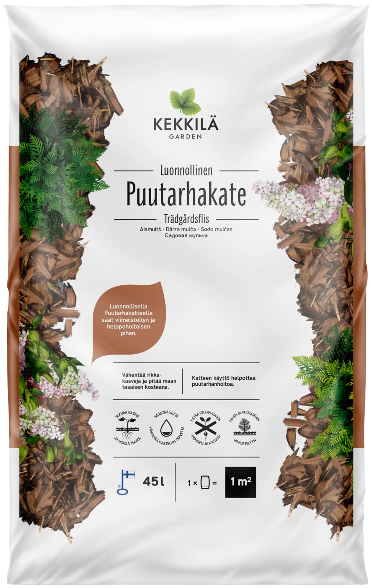 Kekkilä Puutarhakate 45 l, lava 60 säkkiä - 2